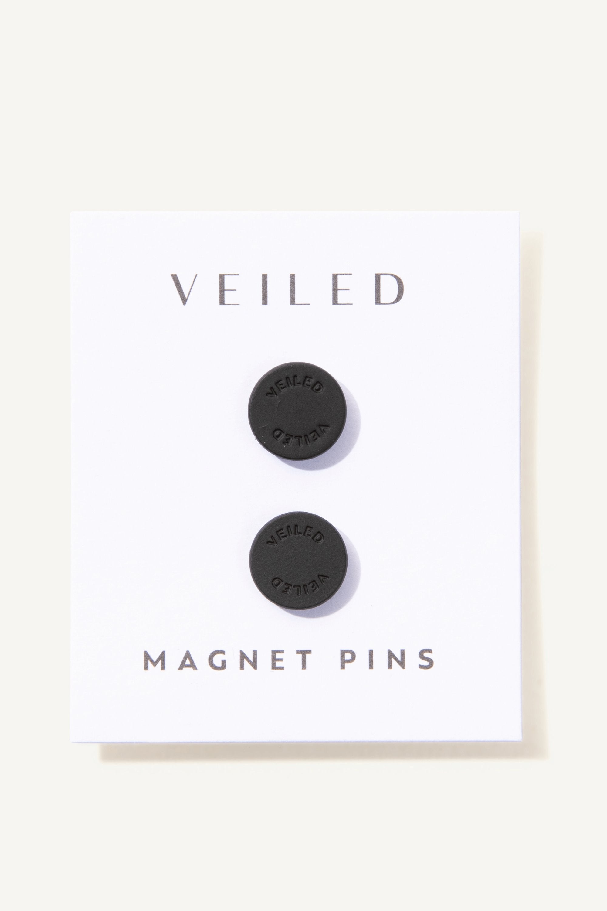 Signature Magnet Pins - Black Veiled 