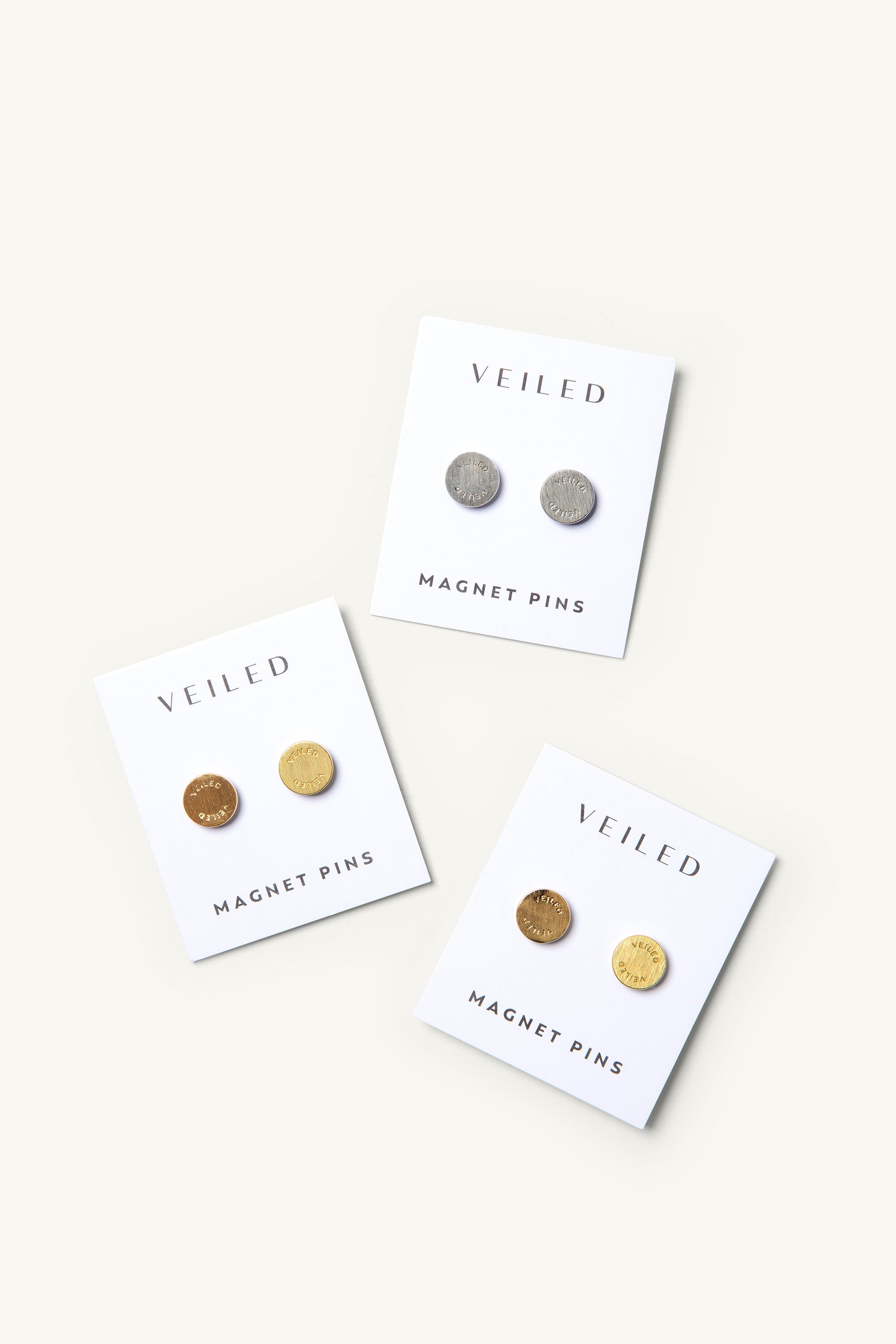 Signature Magnet Pins - Silver Accessories Veiled 