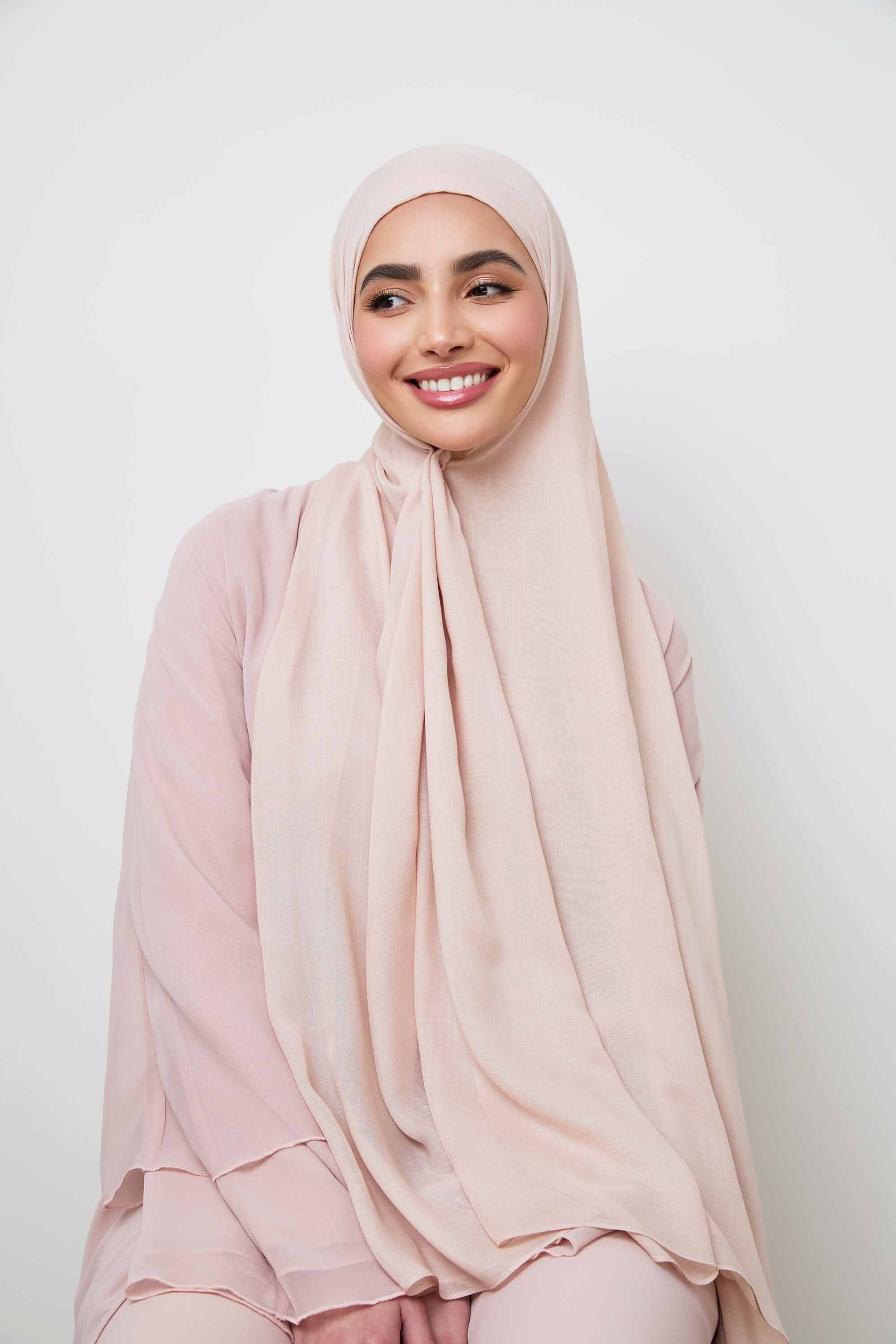 Signature Modal Hijab - Mink Veiled 