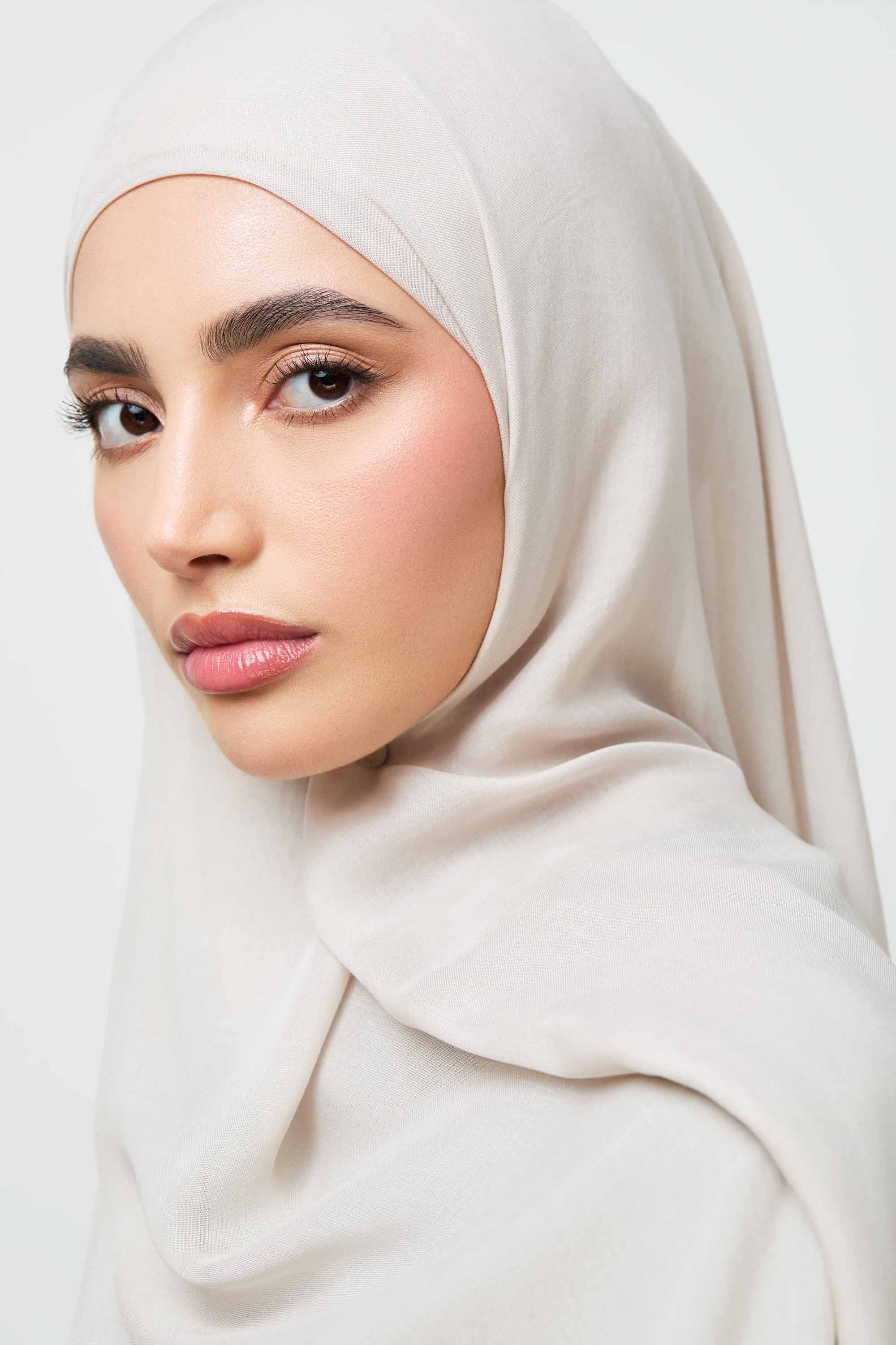 Signature Modal Hijab - Silver Cloud Veiled 