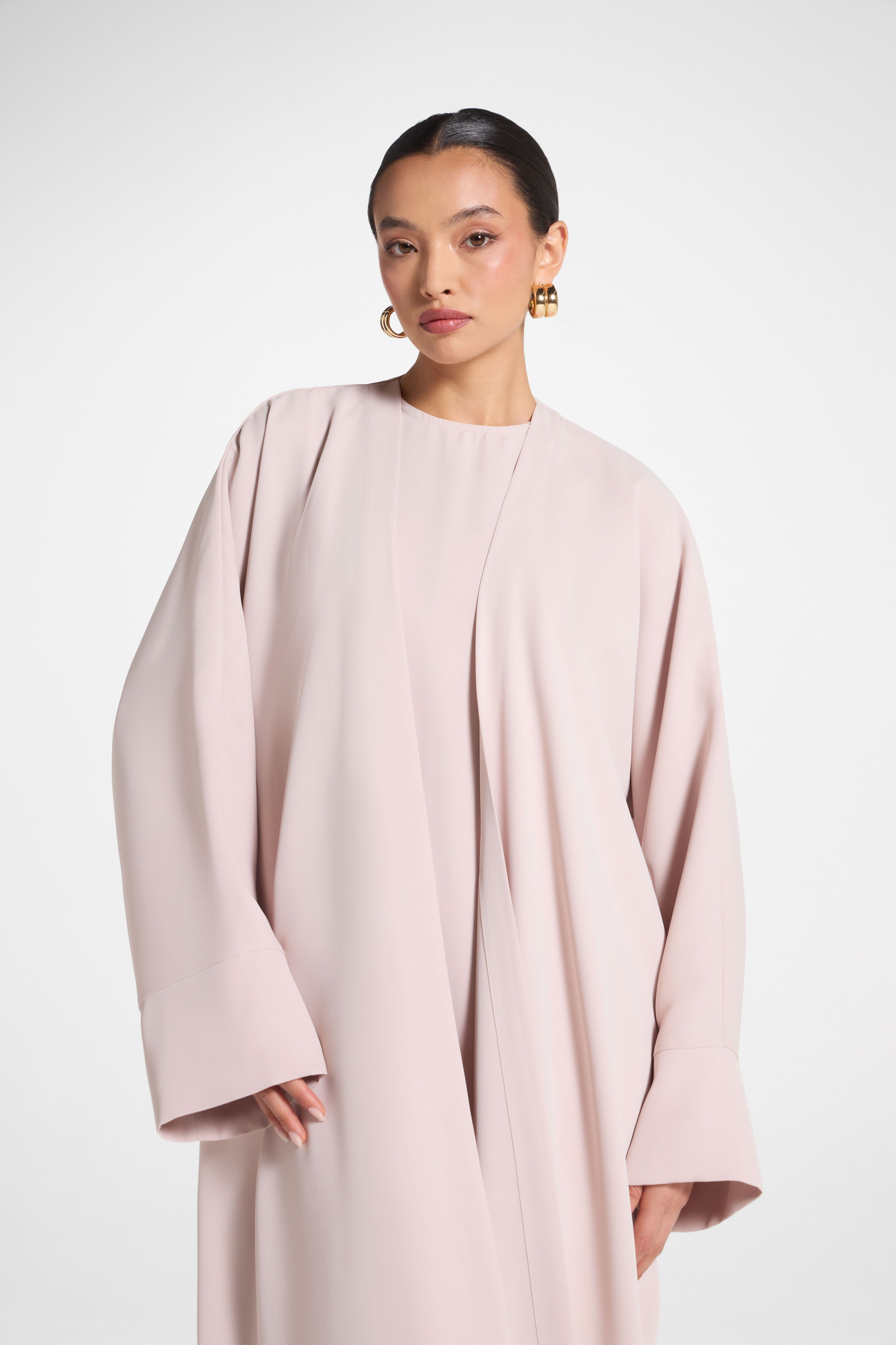 Signature Open Abaya - Mink Abayas Veiled 