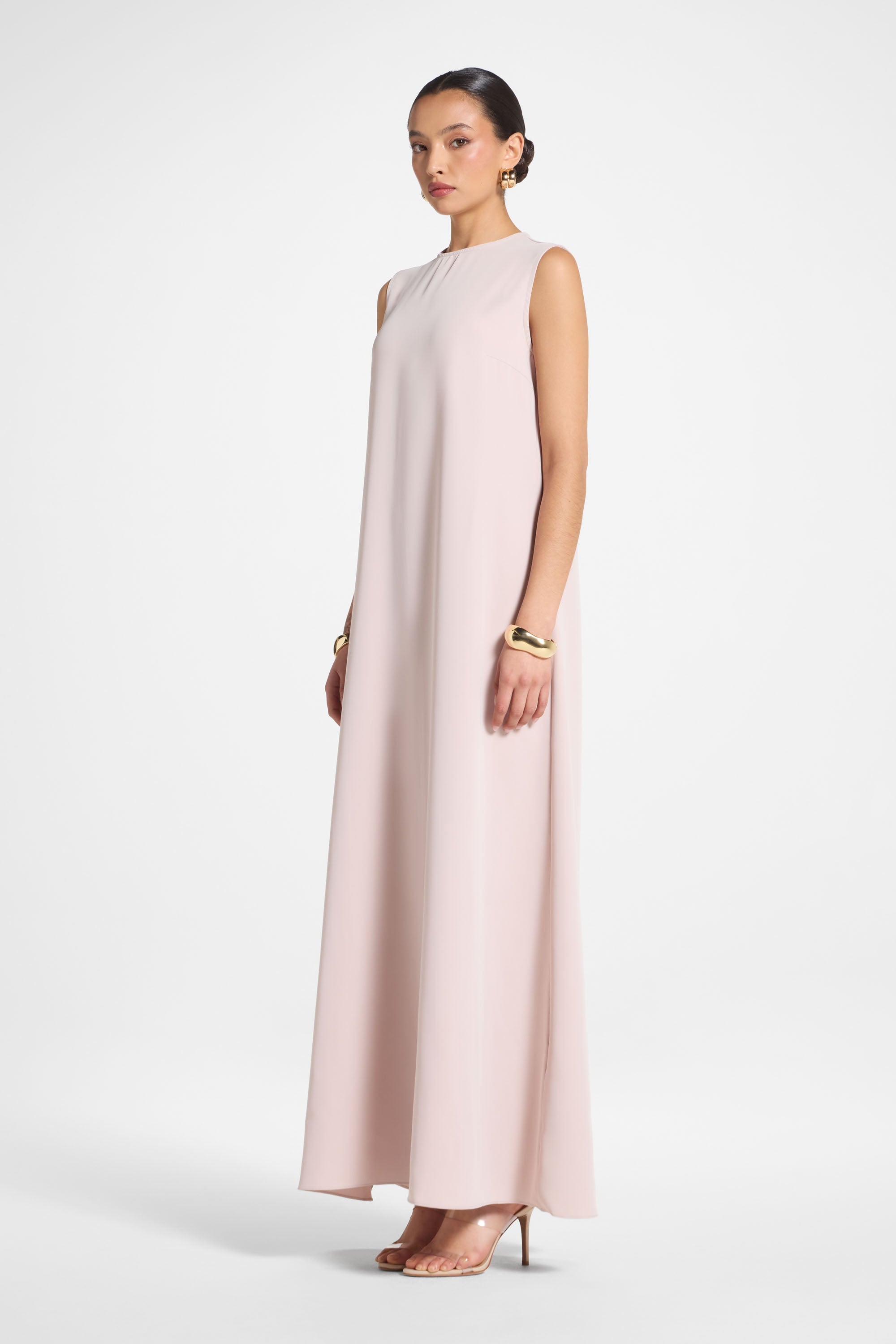 Signature Sleeveless Inner Maxi Dress - Mink Abayas Veiled 