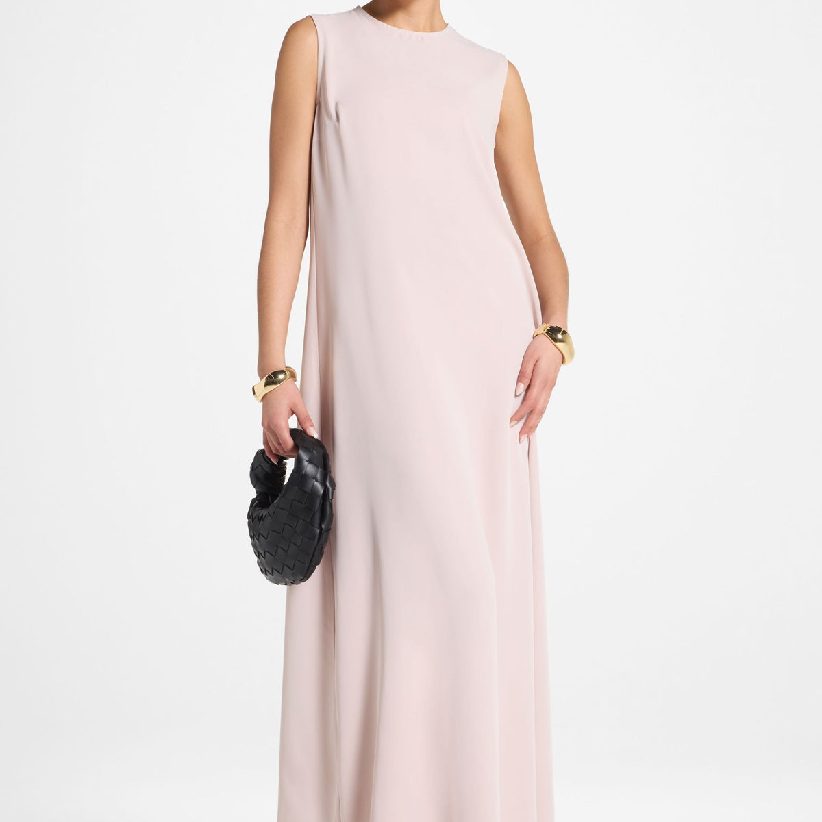 cotton midi tank dress Everlane Tank Top Midi Dress, Butterknit, Blue Dusk, Size Large, Cotton