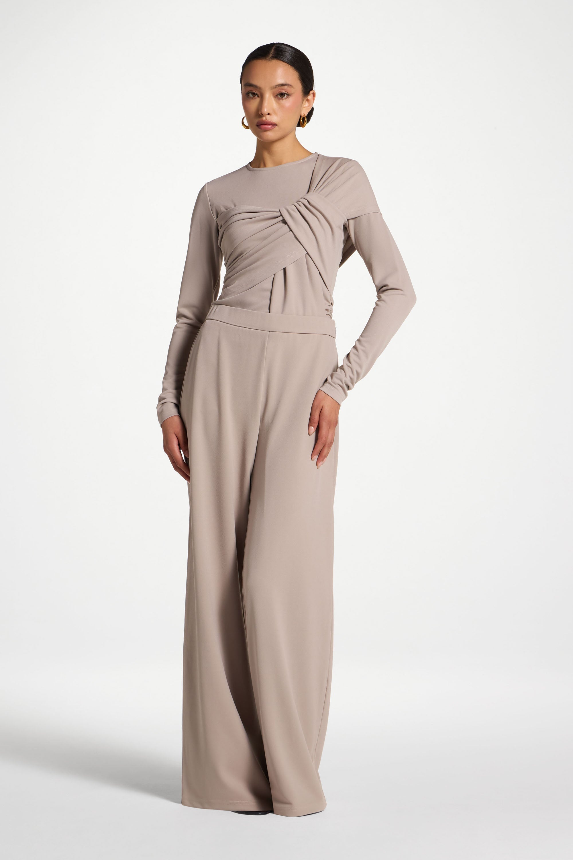 Signature Stretch Pants - Moon Rock Abayas Veiled 