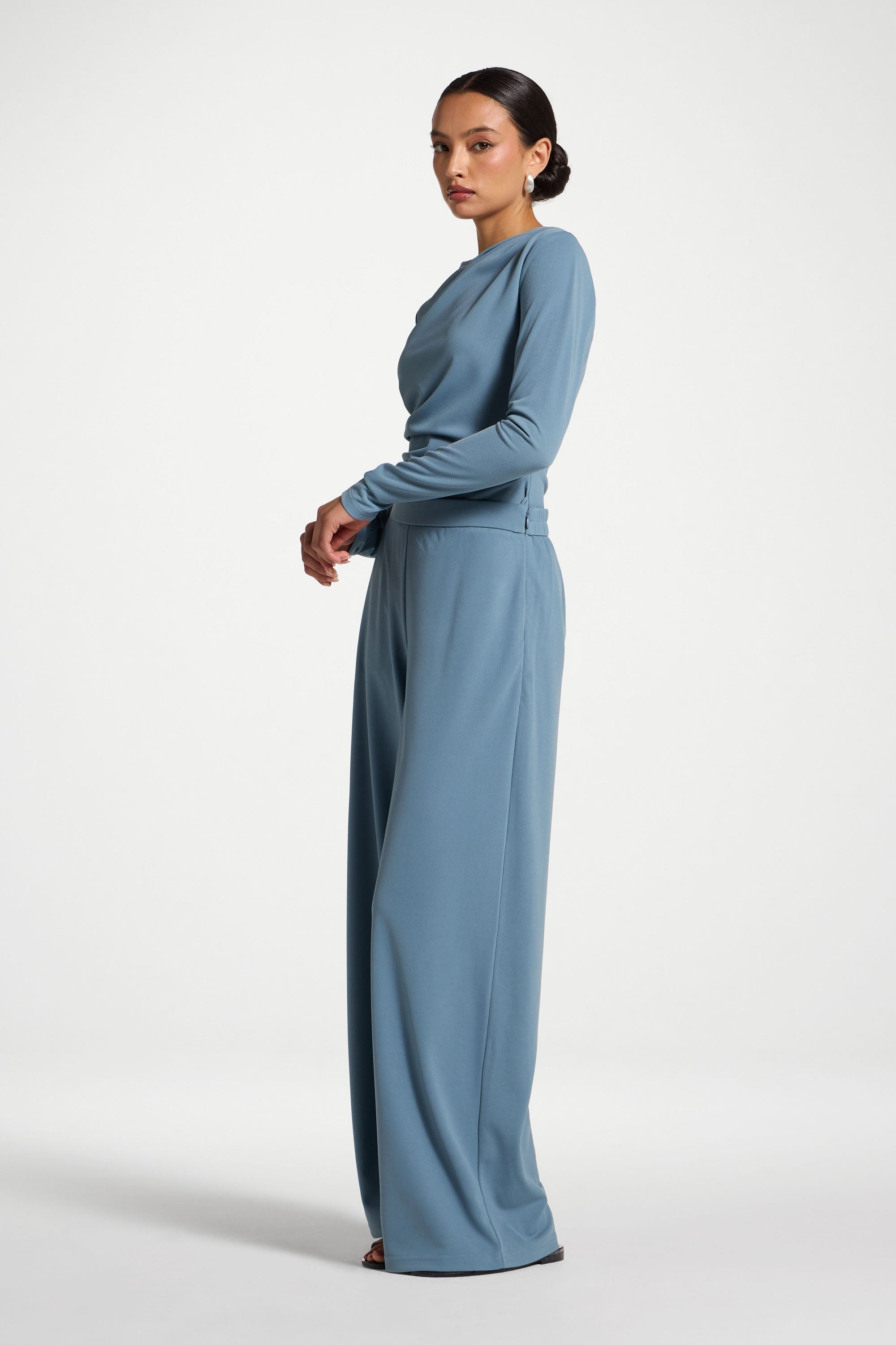 Signature Stretch Pants - Sky Pants Veiled 