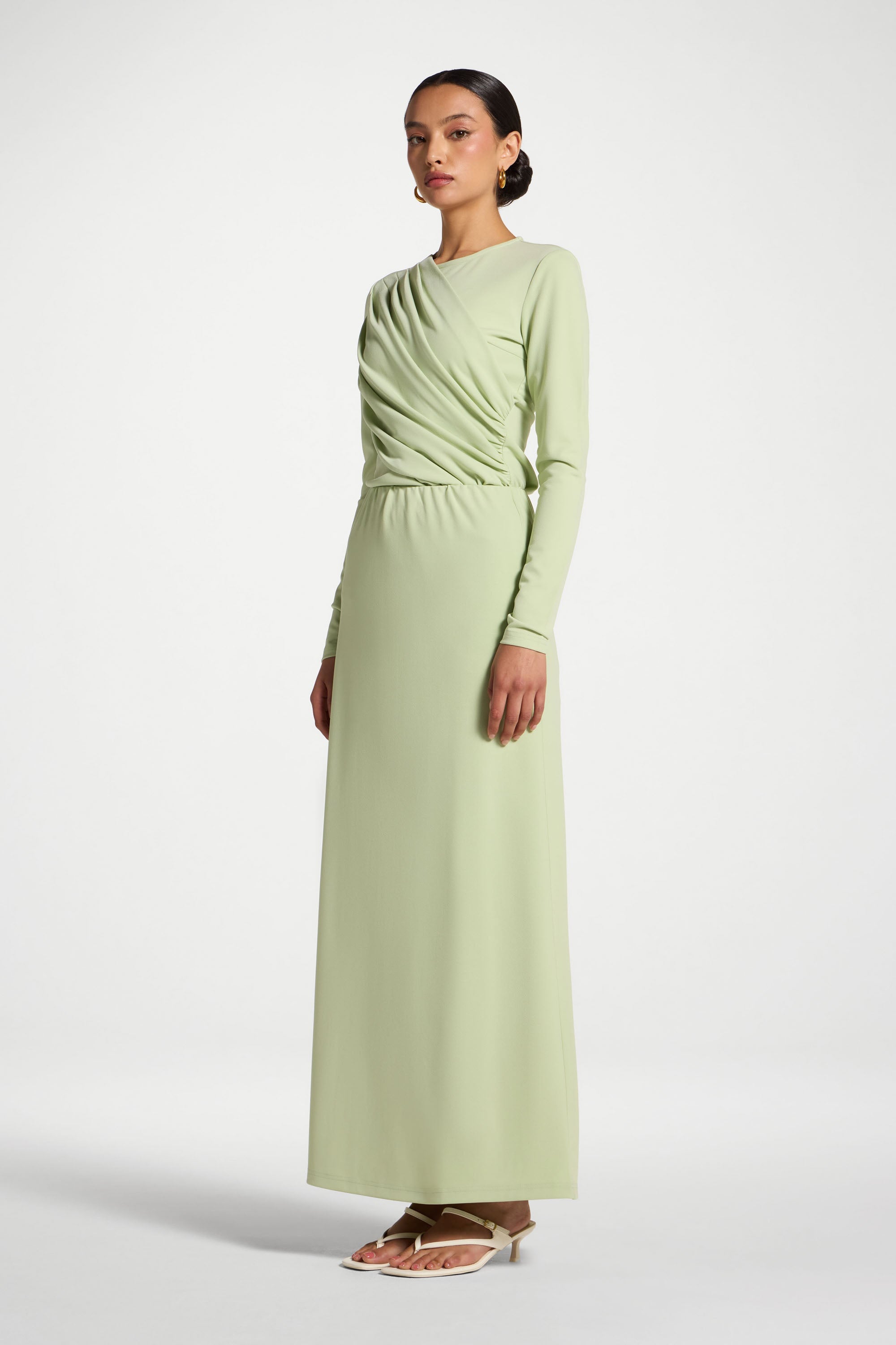 Signature Stretch Skirt - Spring Green Skirt Veiled 