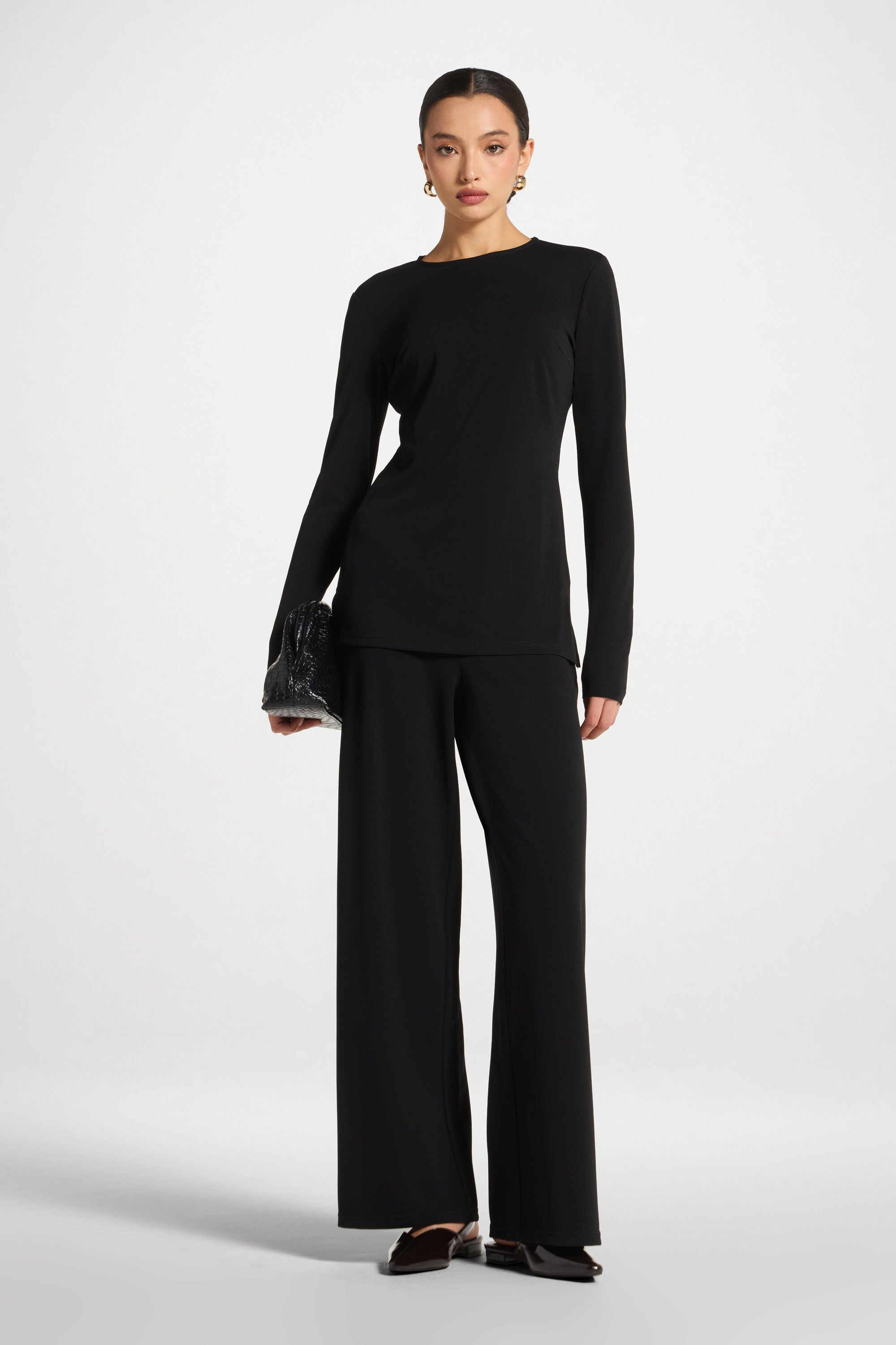 Signature Stretch Top - Black Abayas Veiled 