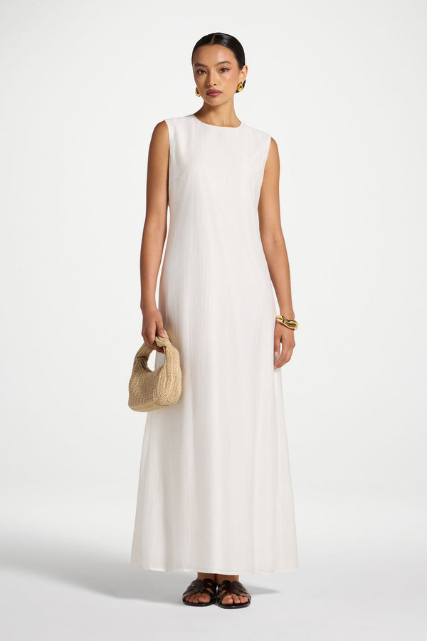 Sleeveless Tencel Maxi Dress Abayas Veiled 