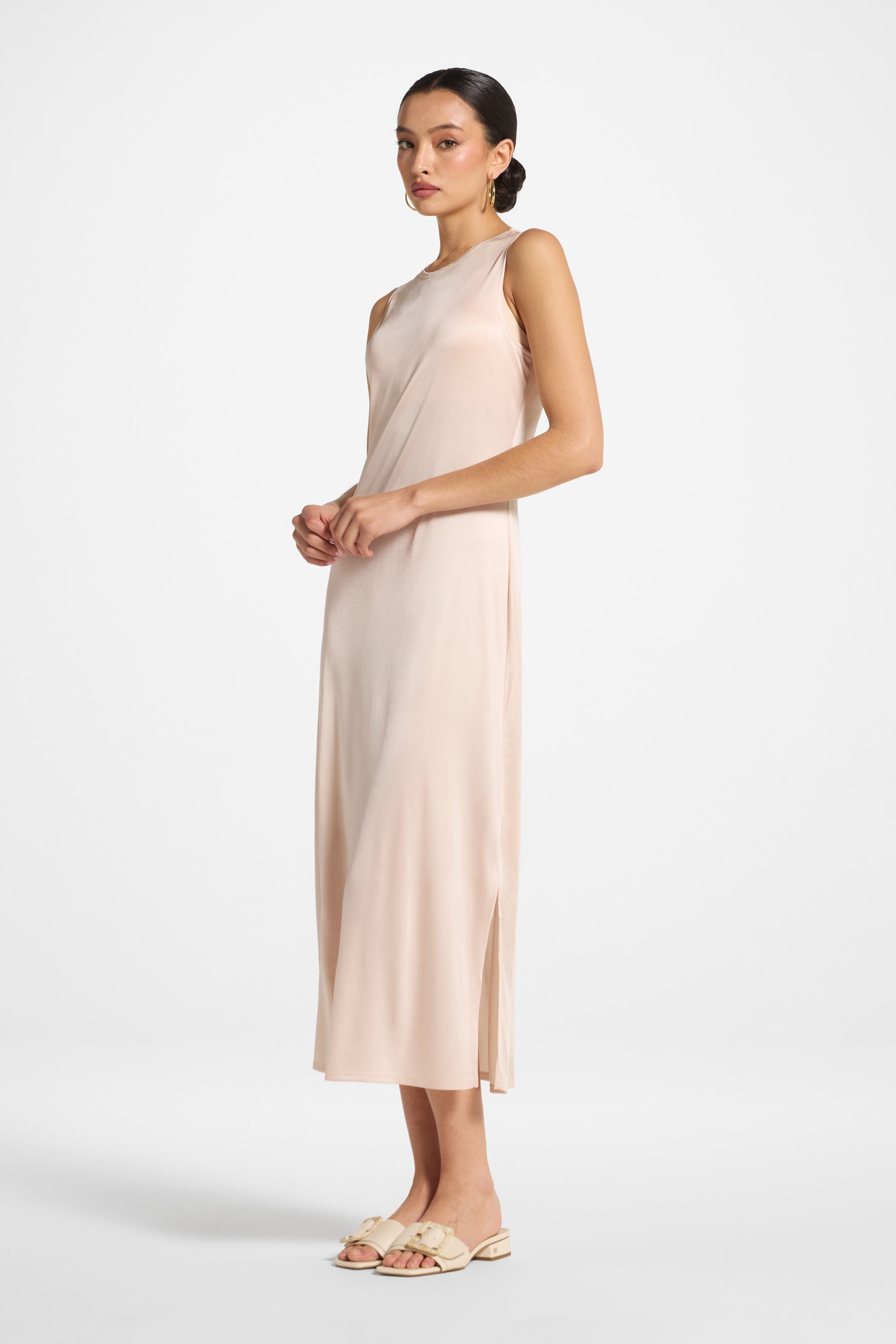Slip Dress - Vanilla Abayas Veiled 