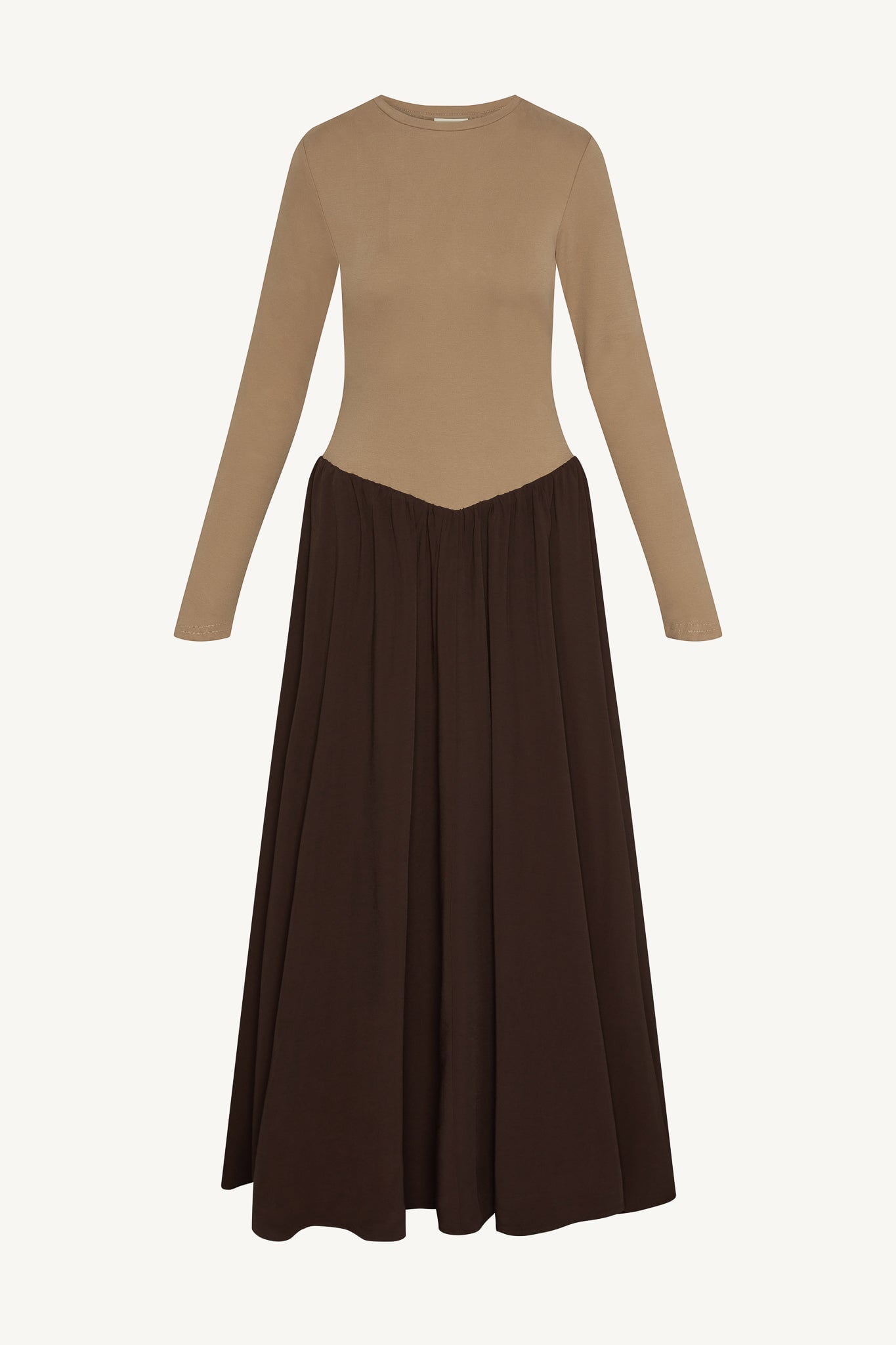 Stella Maxi Dress - Mocha Latte Abayas Veiled 