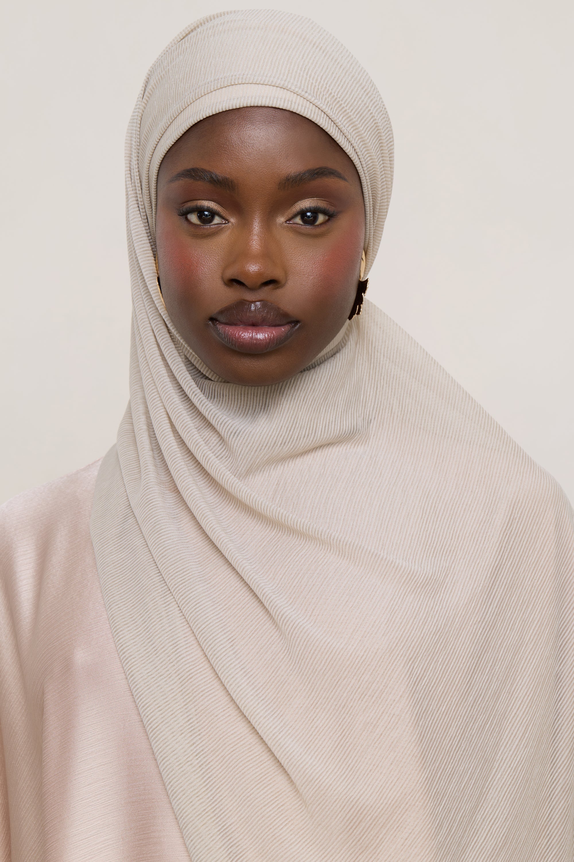 Stretch Stripe Hijab - Cloud Hijabs Veiled 