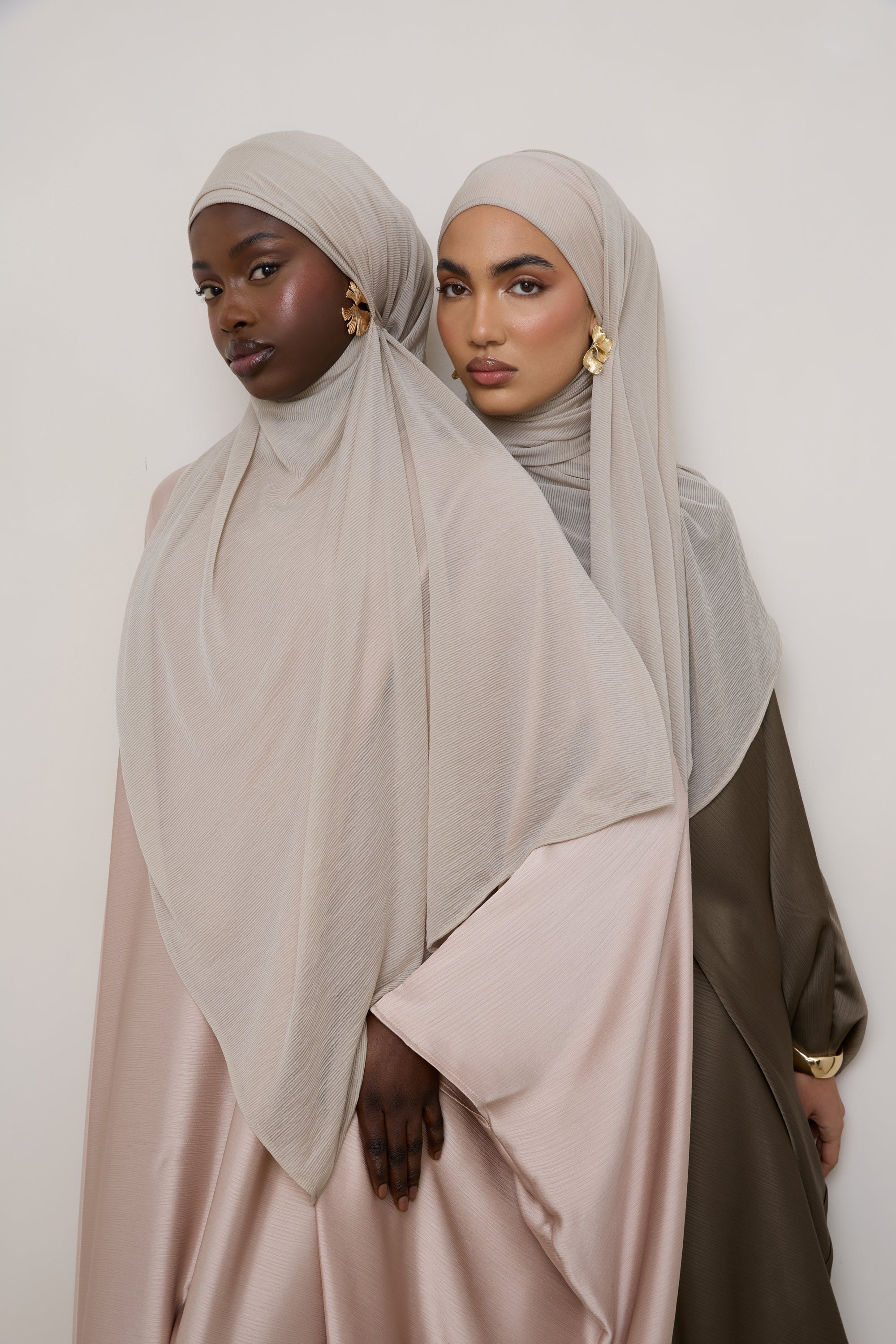 Stretch Stripe Hijab - Cloud Hijabs Veiled 