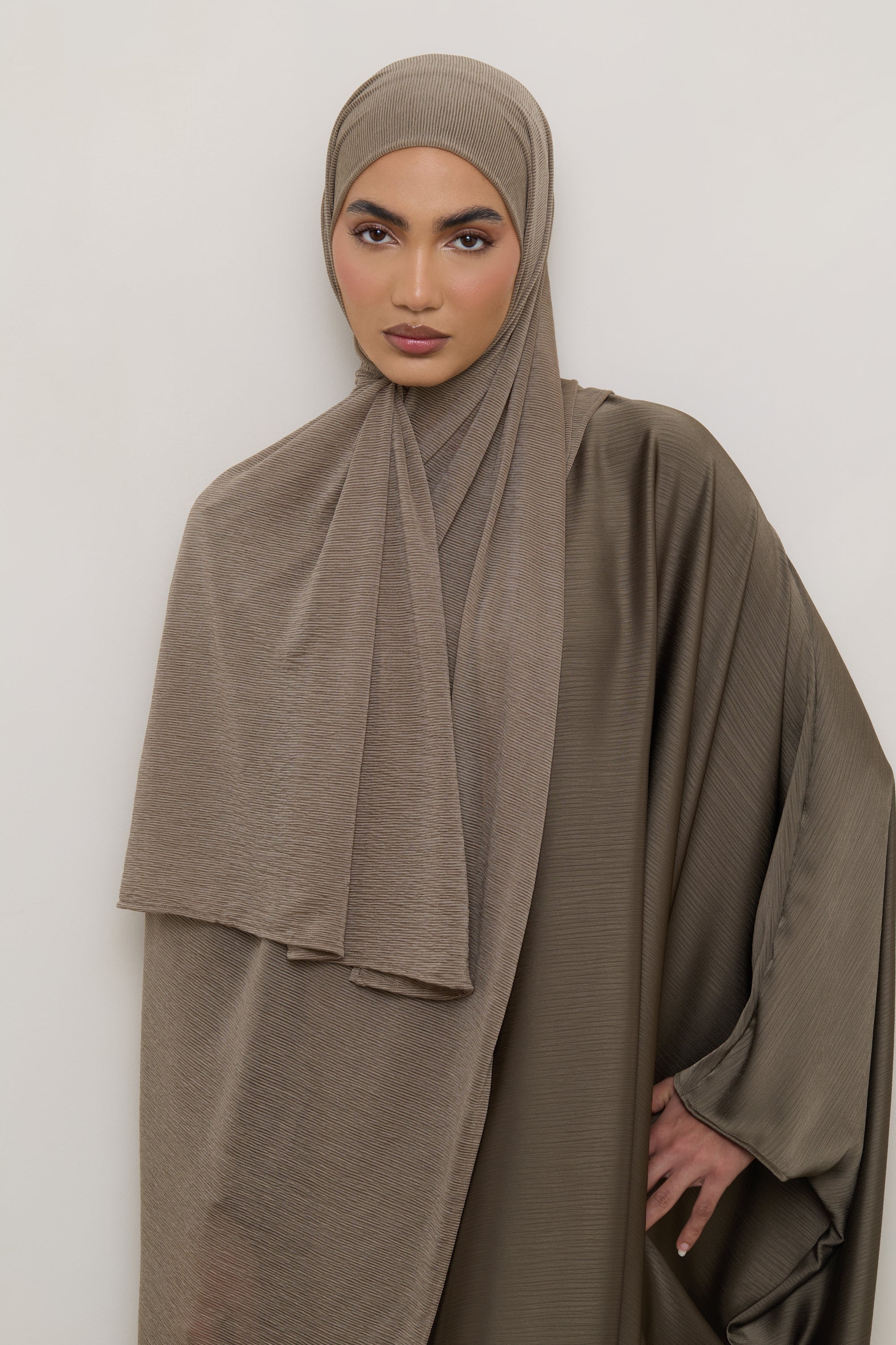 Stretch Stripe Hijab - Zaytoon Hijabs Veiled 