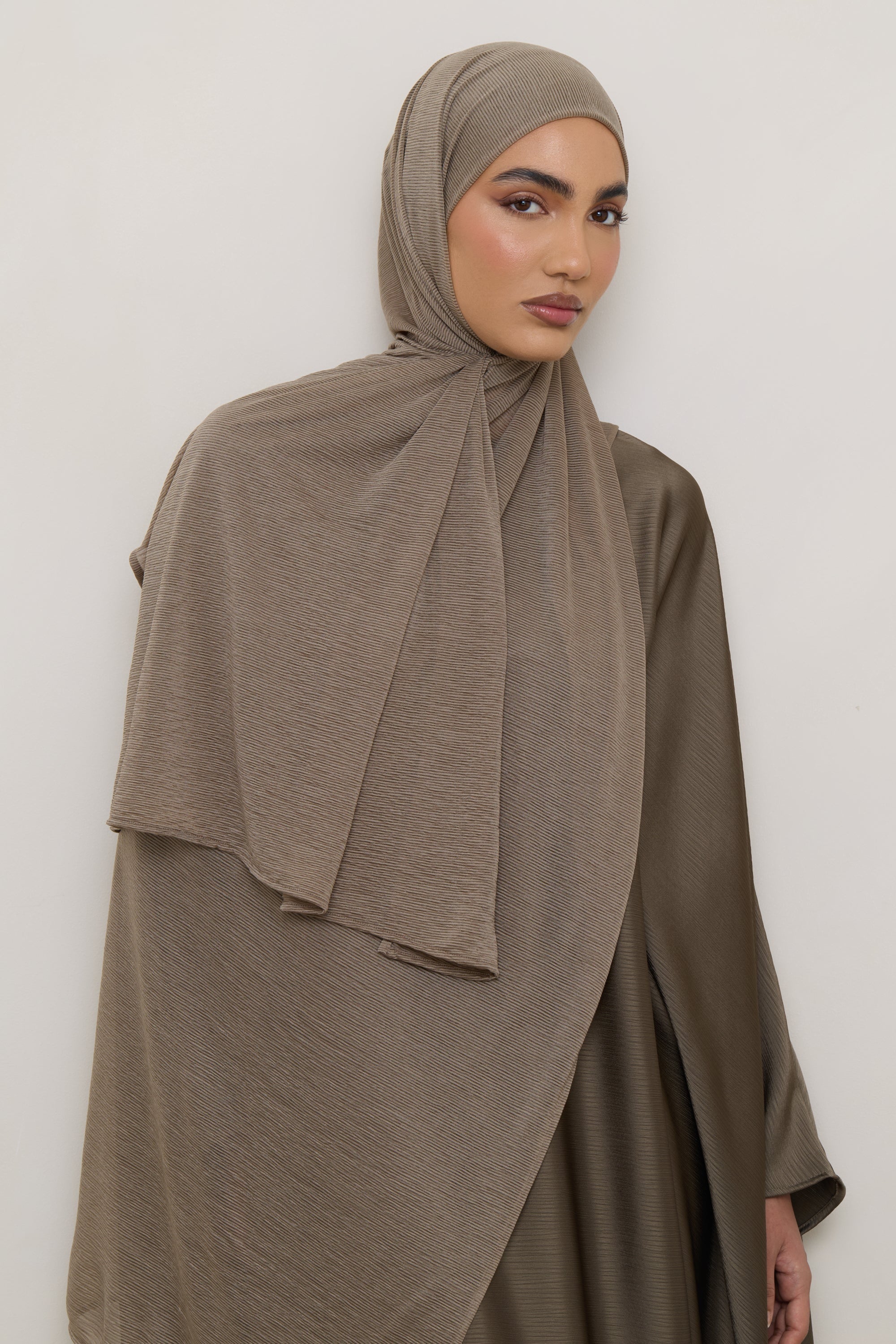 Stretch Stripe Hijab - Zaytoon Hijabs Veiled 