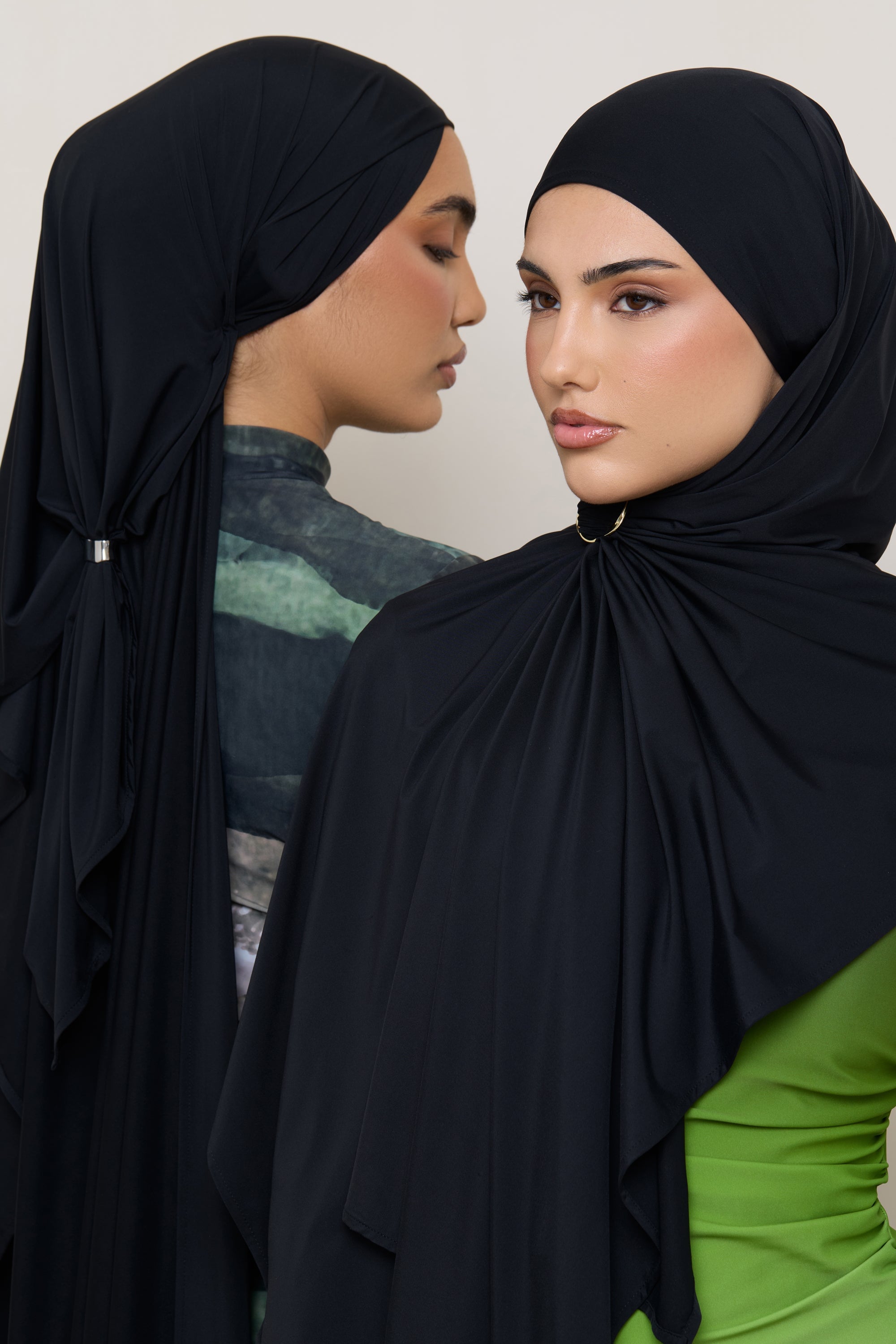 Swim Hijab & Cap Set - Black Swim Veiled 