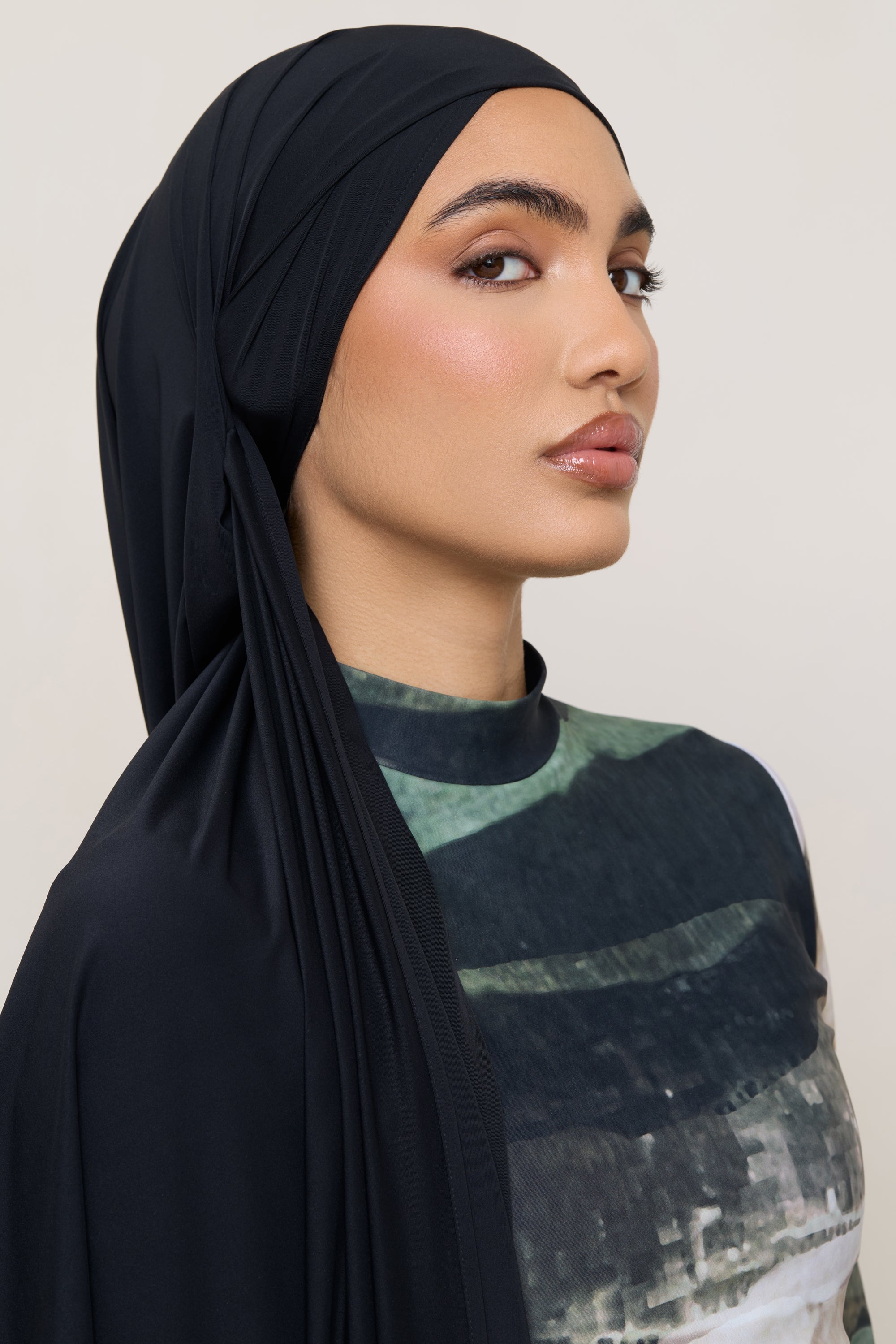Swim Hijab & Cap Set - Black Swim Veiled 