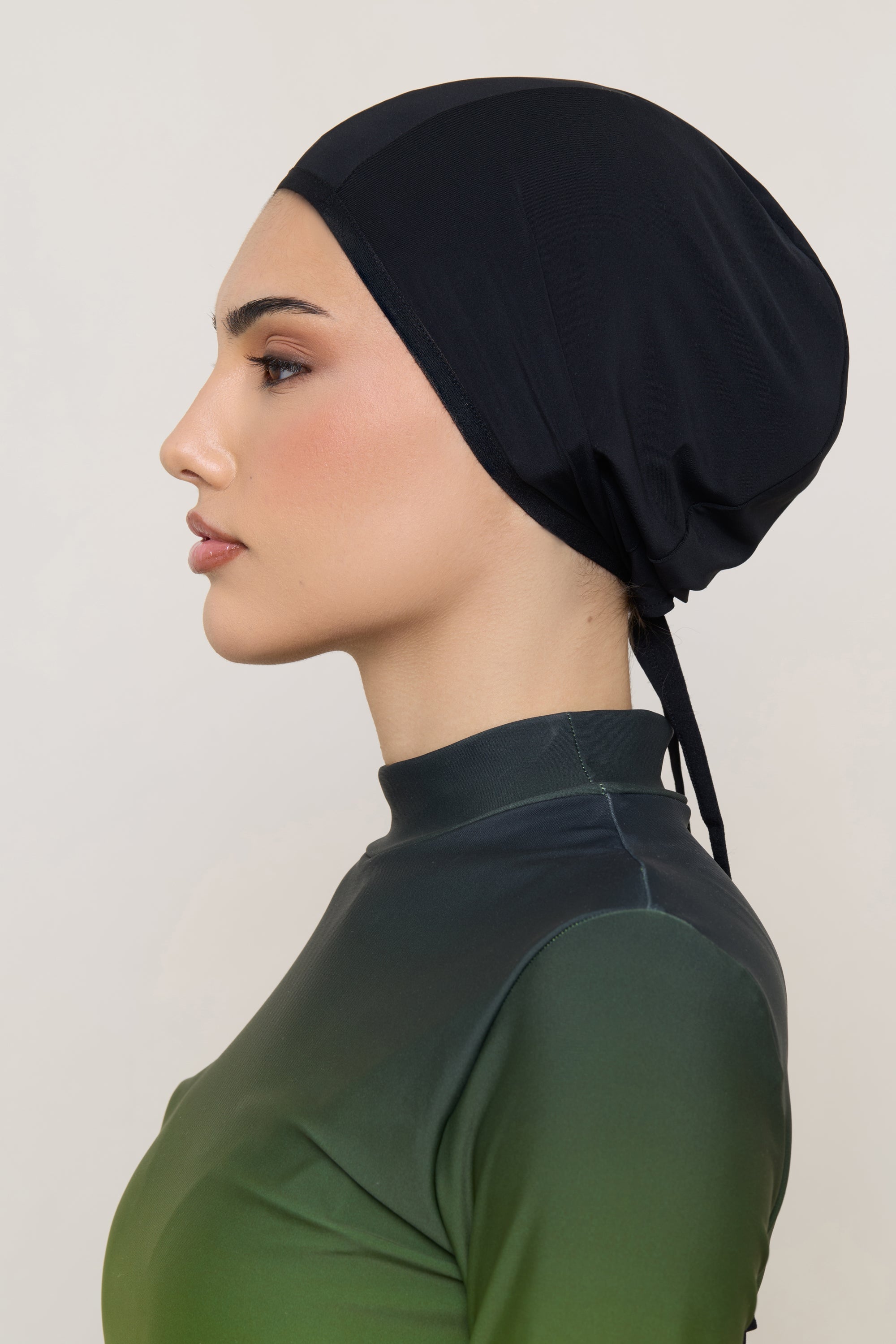Swim Hijab & Cap Set - Black Swim Veiled 