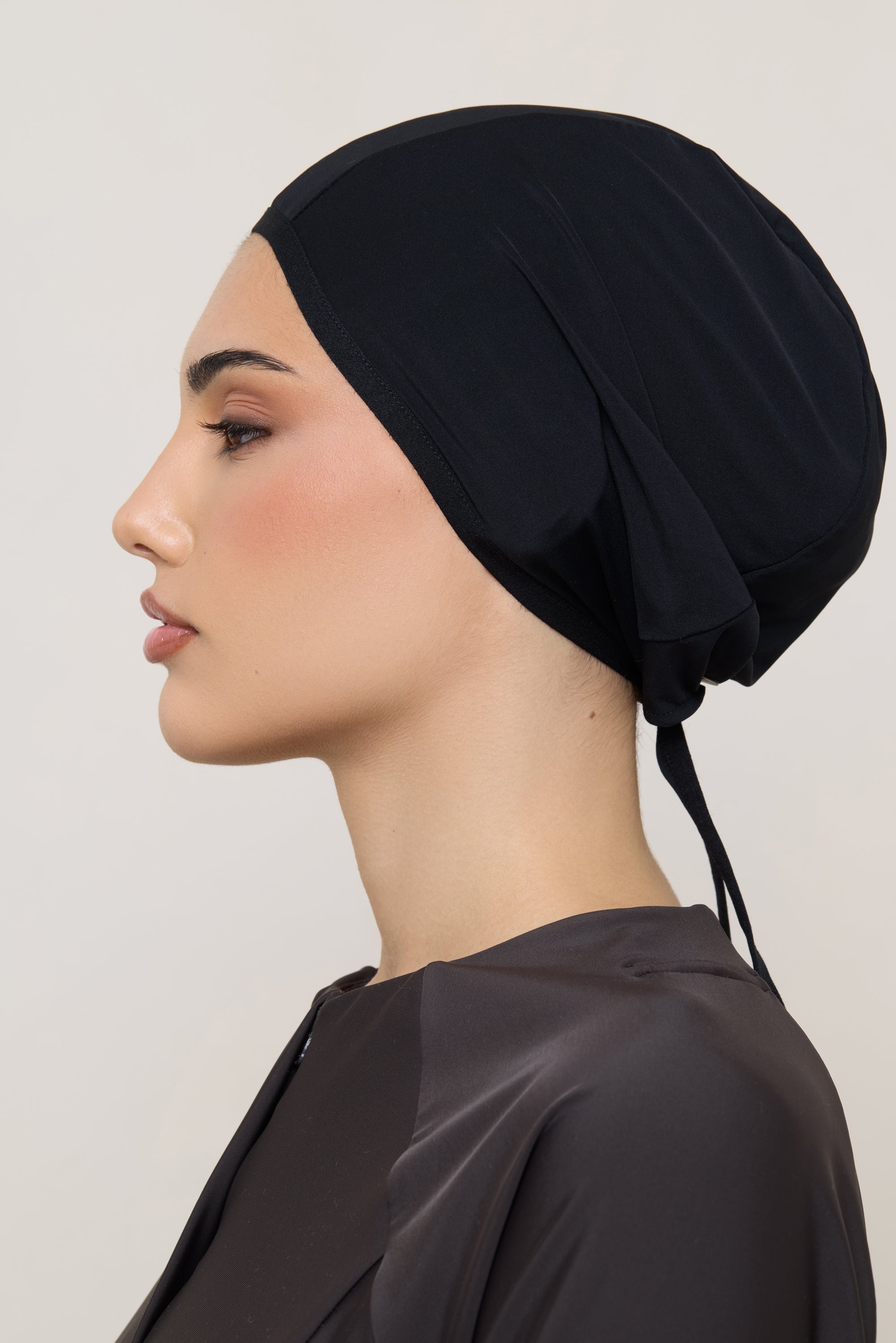 Swim Hijab & Cap Set - Black Swim Veiled 