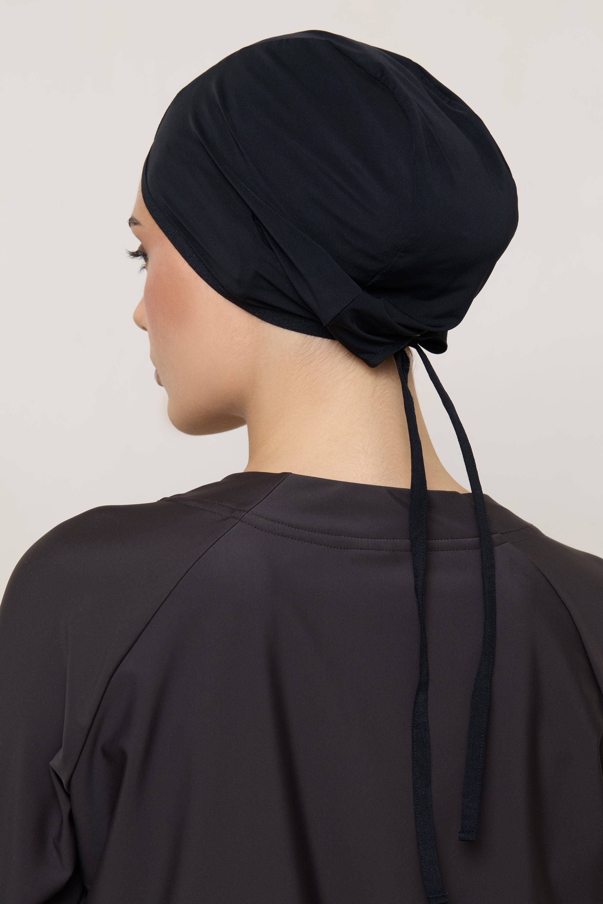 Swim Hijab & Cap Set - Black Swim Veiled 