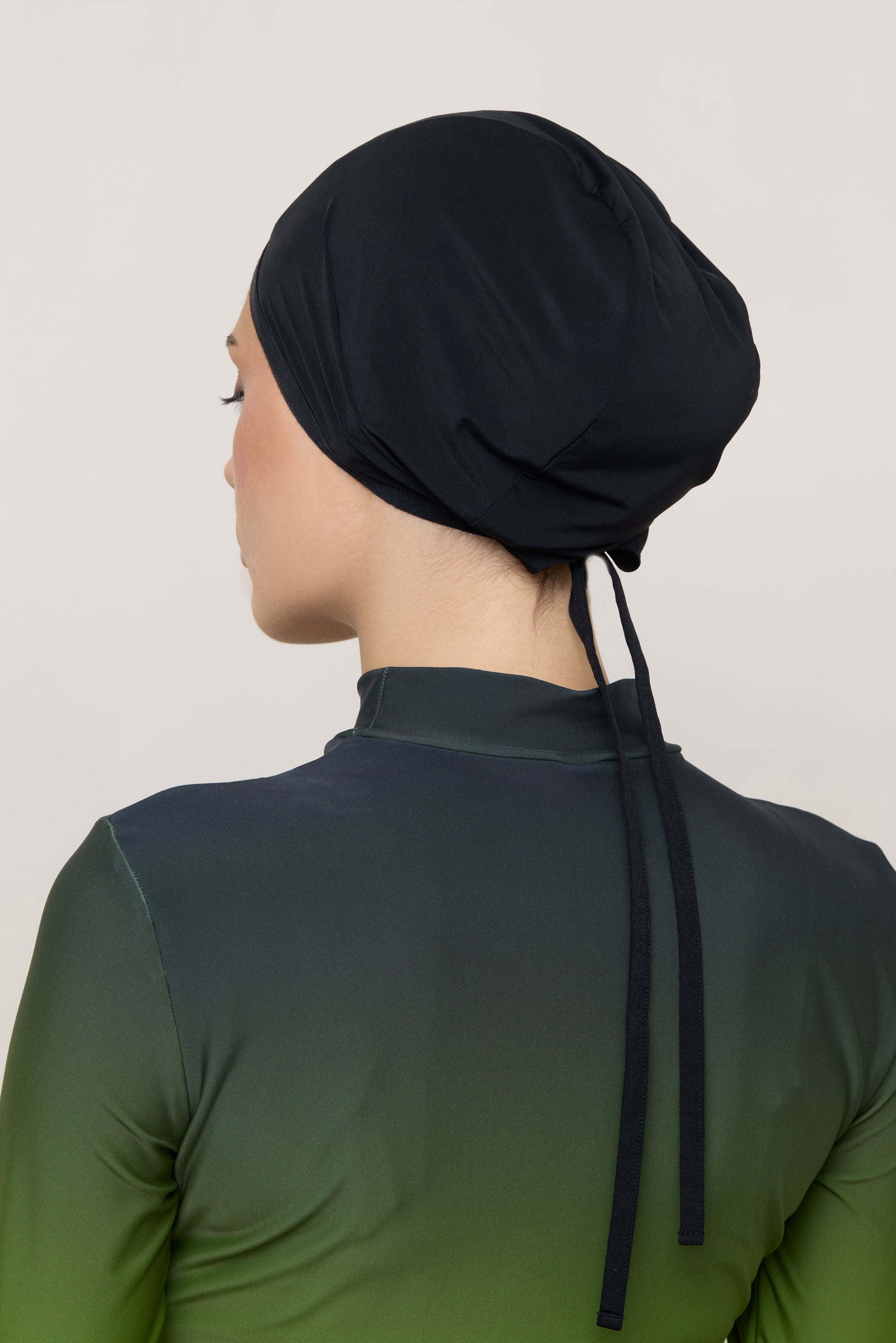 Swim Hijab & Cap Set - Black Swim Veiled 