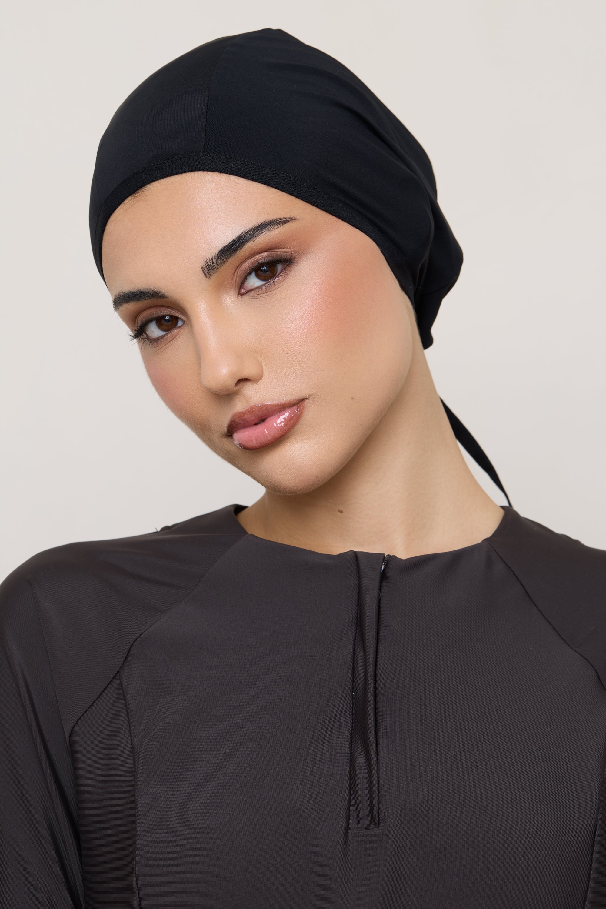 Swim Hijab & Cap Set - Black Swim Veiled 