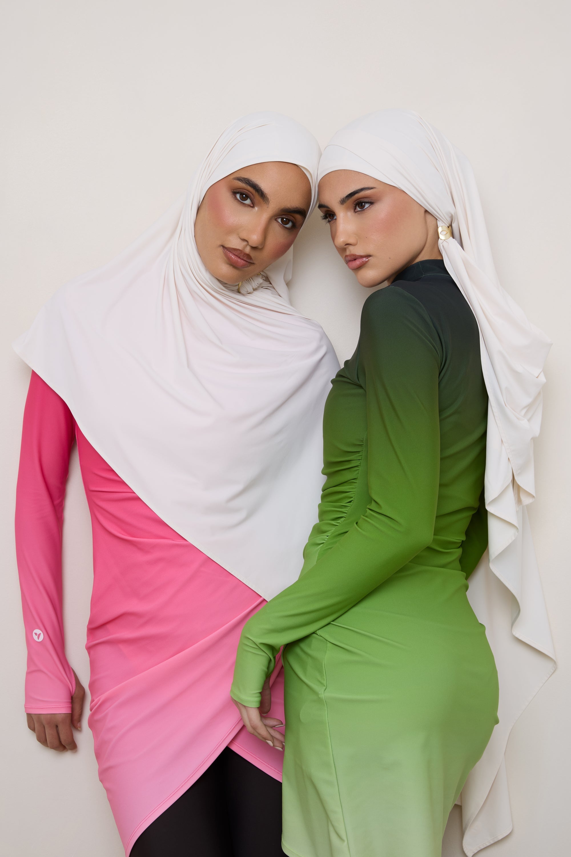 Swim Hijab & Cap Set - Salted Rose Swim Veiled 