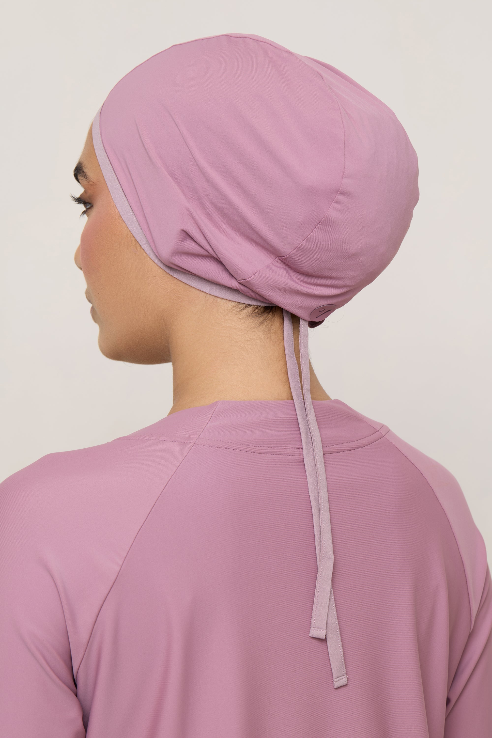 Swim Hijab & Cap Set - Wistful Mauve Swim Veiled 
