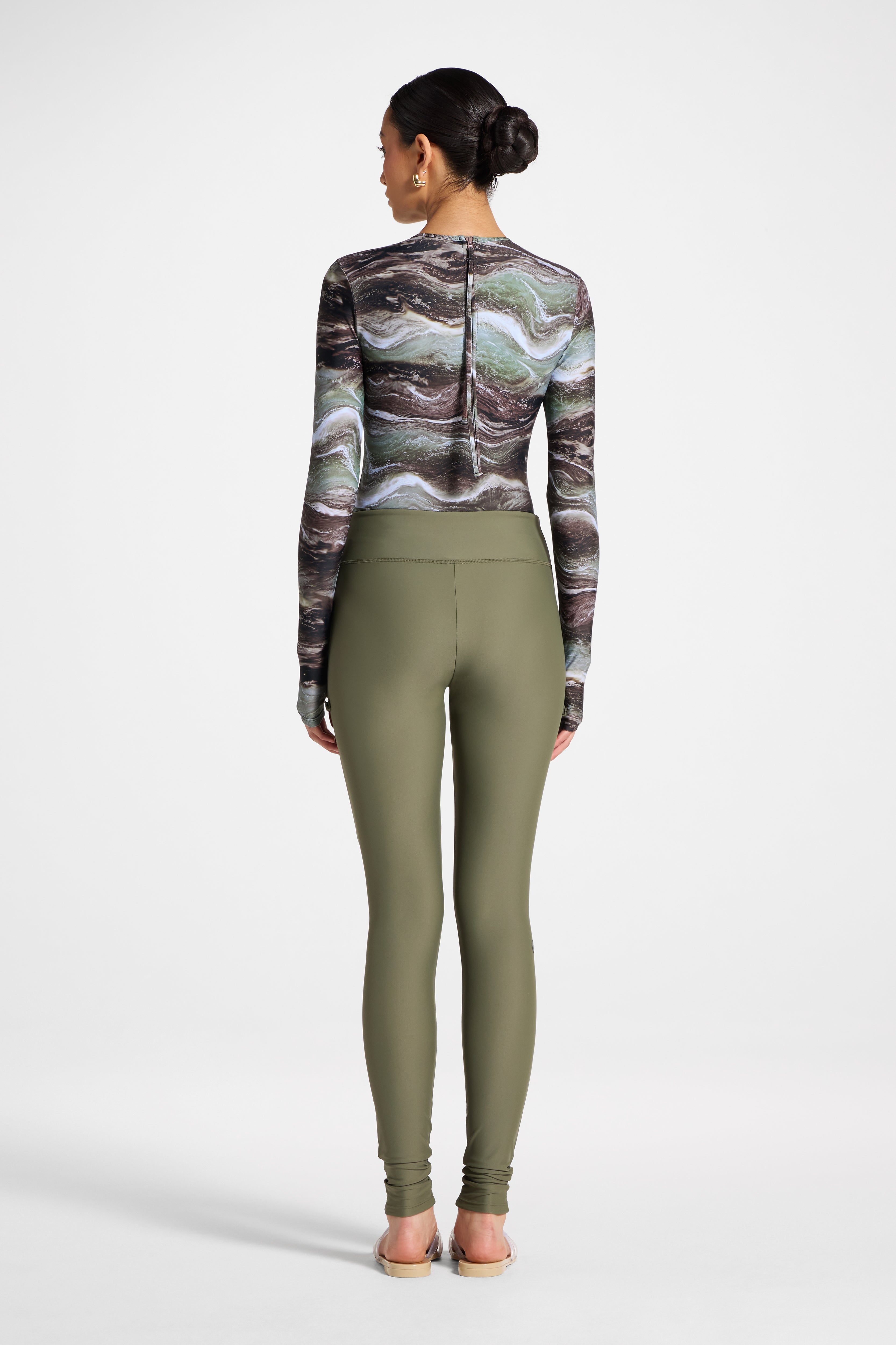Swim Leggings - Dusty Olive Swim Veiled 