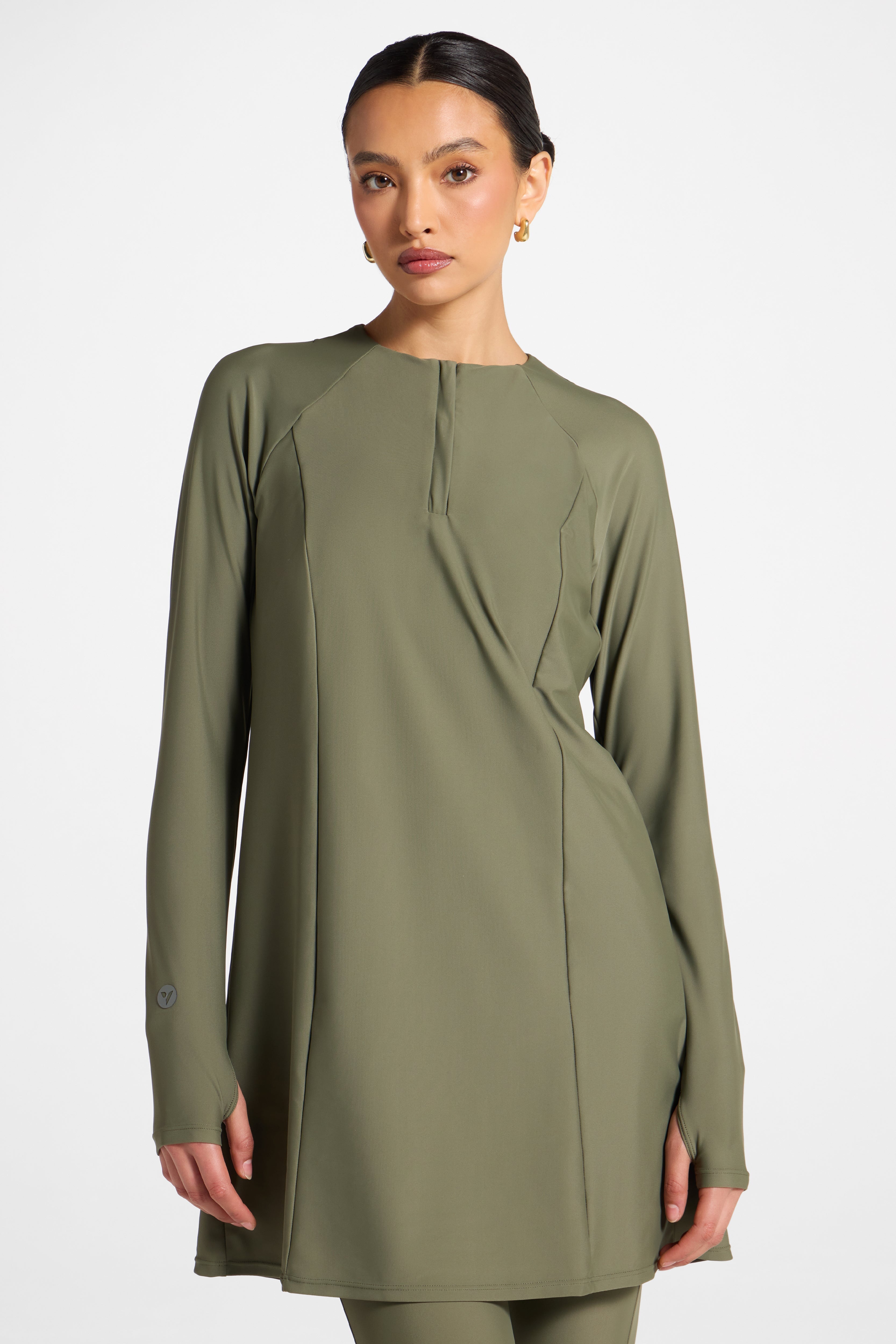Swim Tunic - Dusty Olive Swim Veiled 