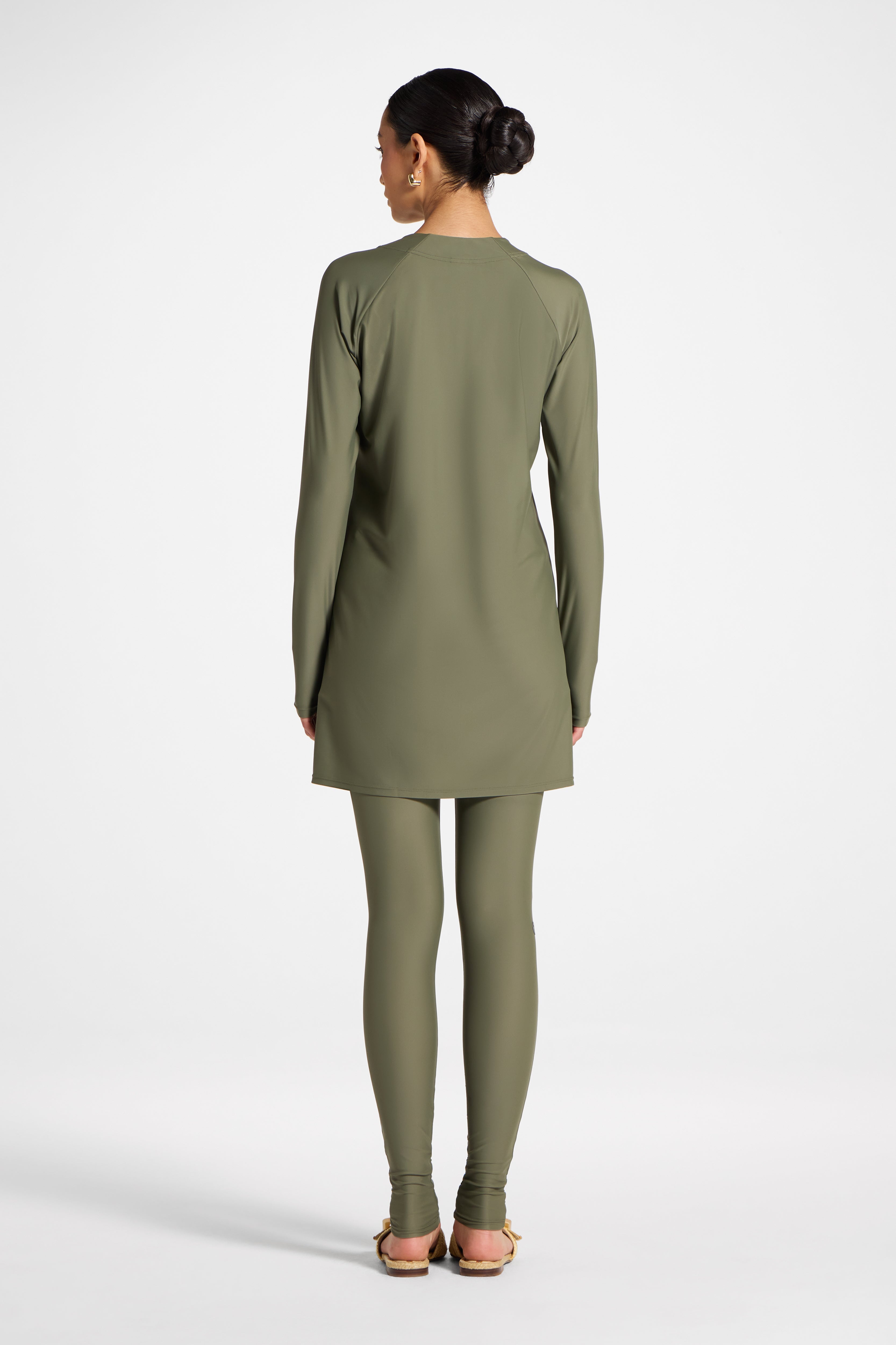 Swim Tunic - Dusty Olive Swim Veiled 