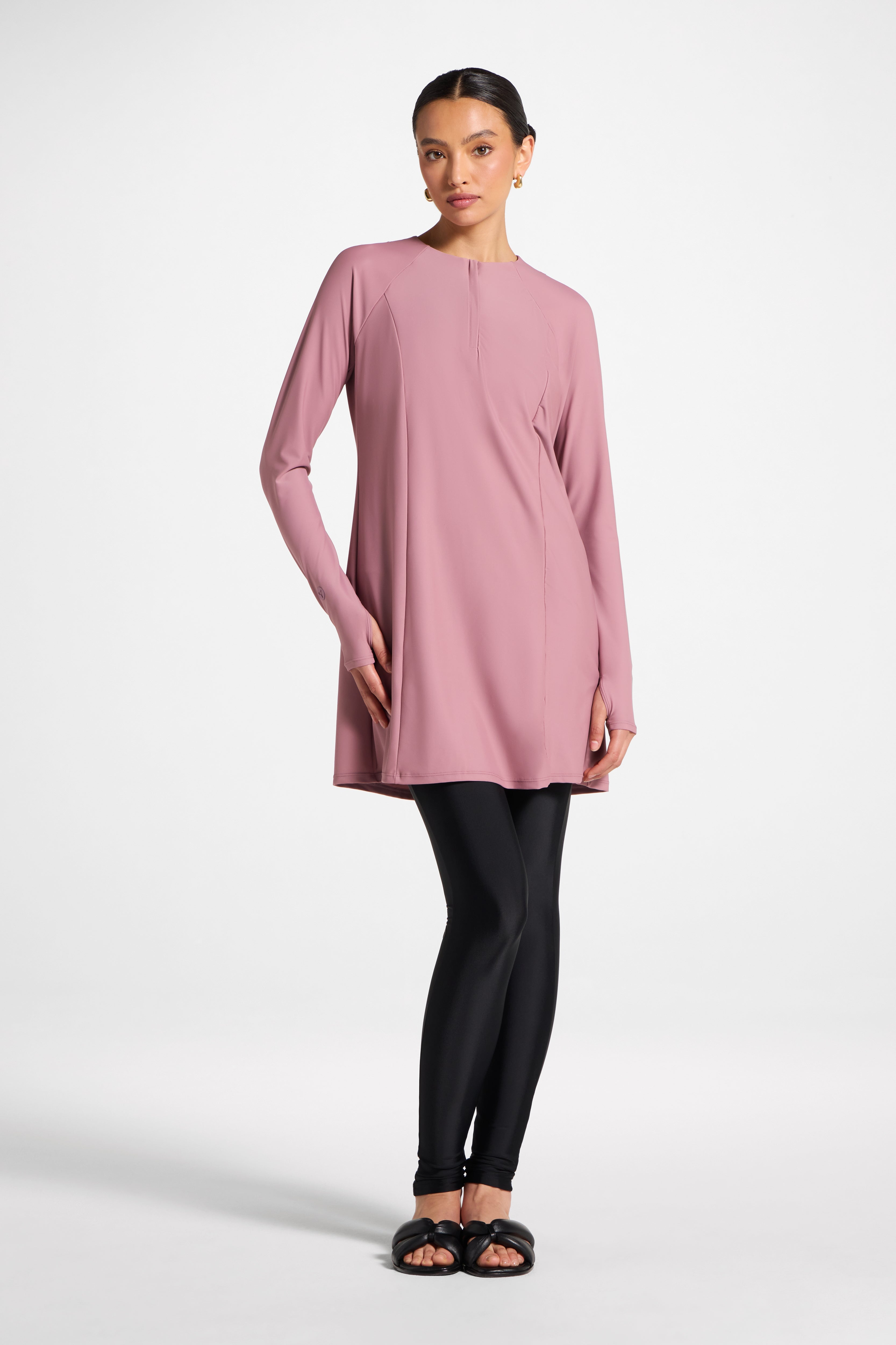 Swim Tunic - Wistful Mauve Swim Veiled 