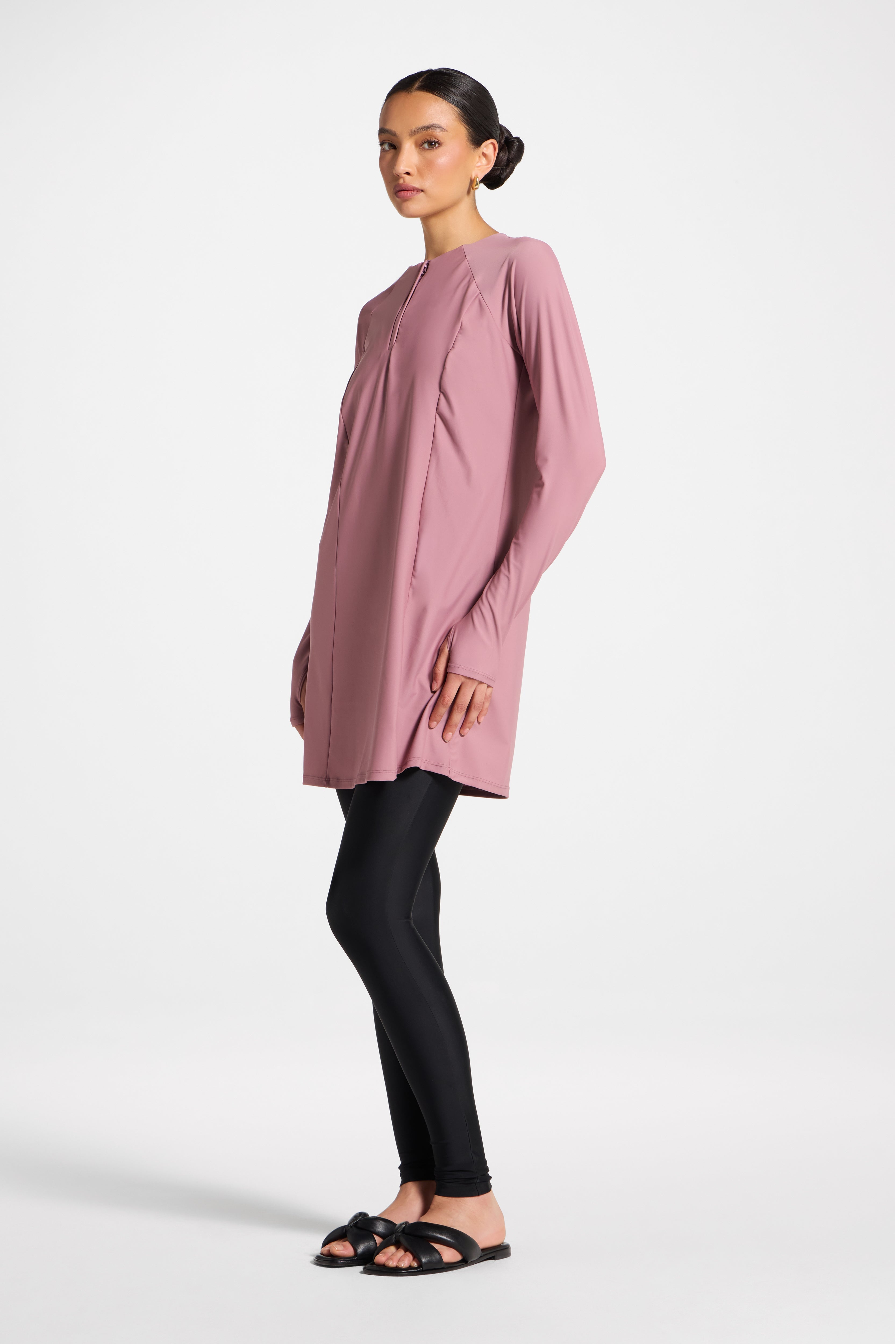 Swim Tunic - Wistful Mauve Swim Veiled 