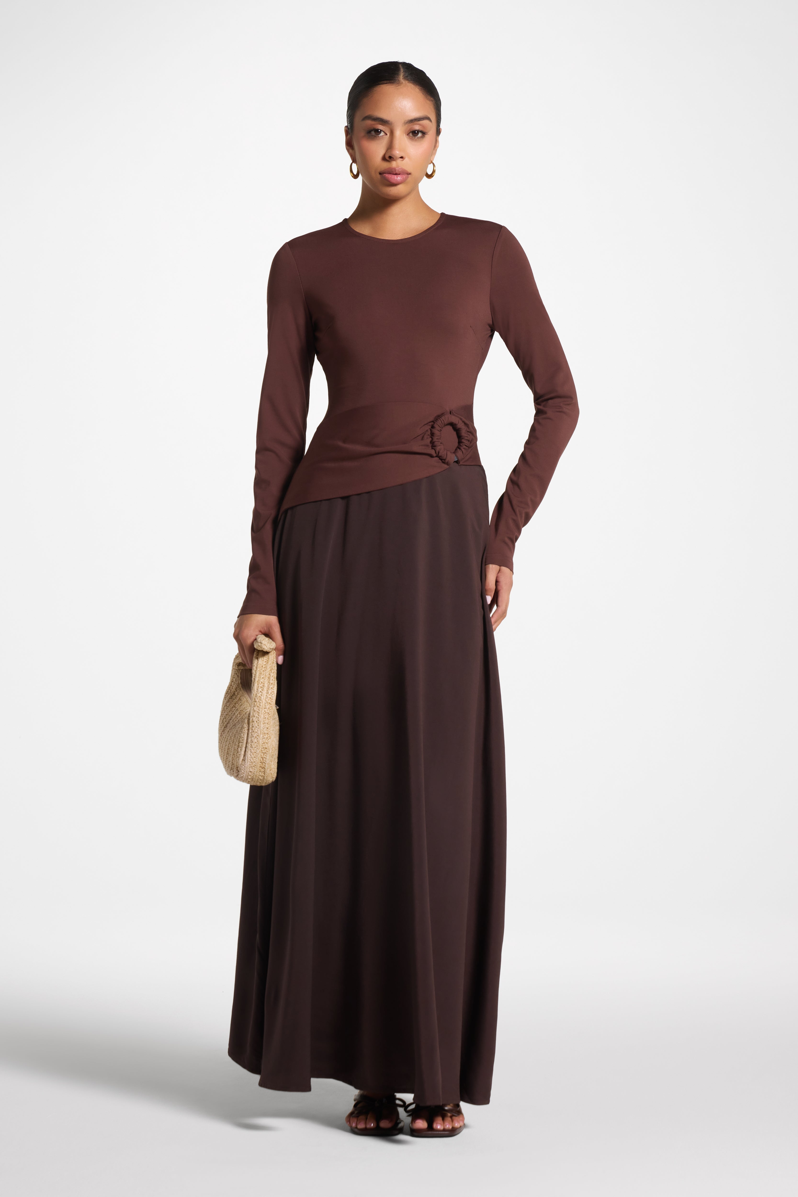 Sydney Asymmetric Maxi Dress - Cove Abayas Veiled 