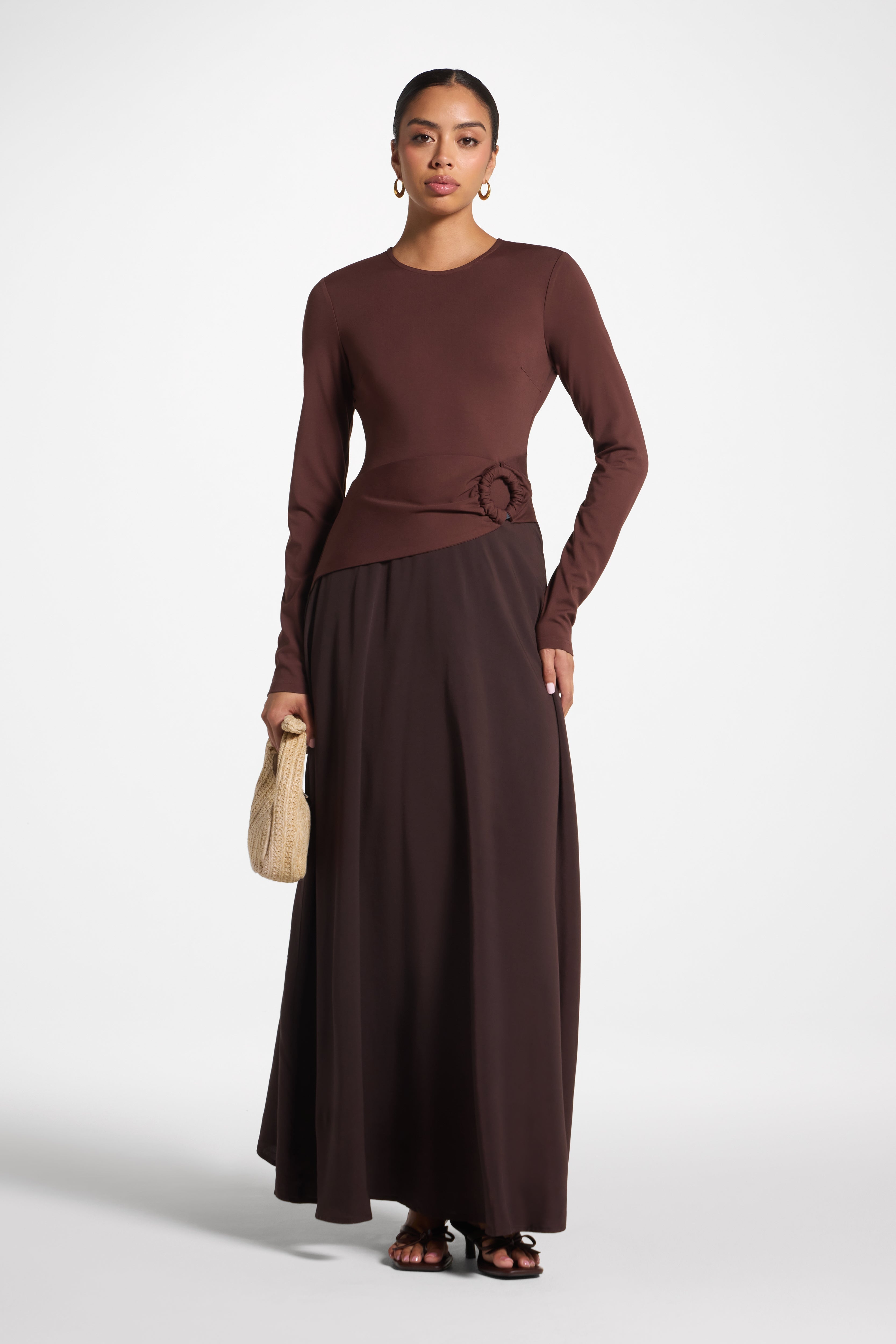 Sydney Asymmetric Maxi Dress - Cove Abayas Veiled 