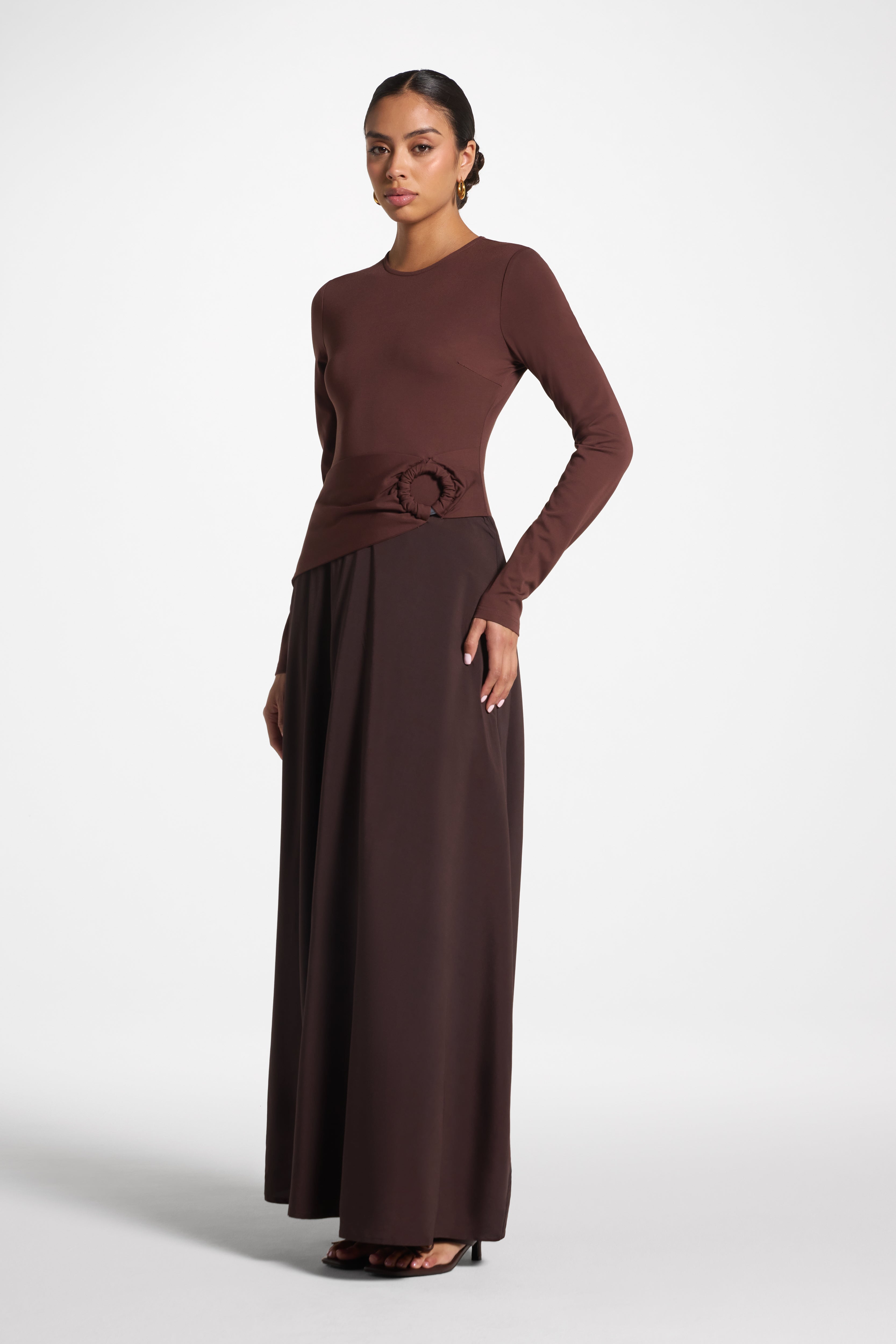 Sydney Asymmetric Maxi Dress - Cove Abayas Veiled 
