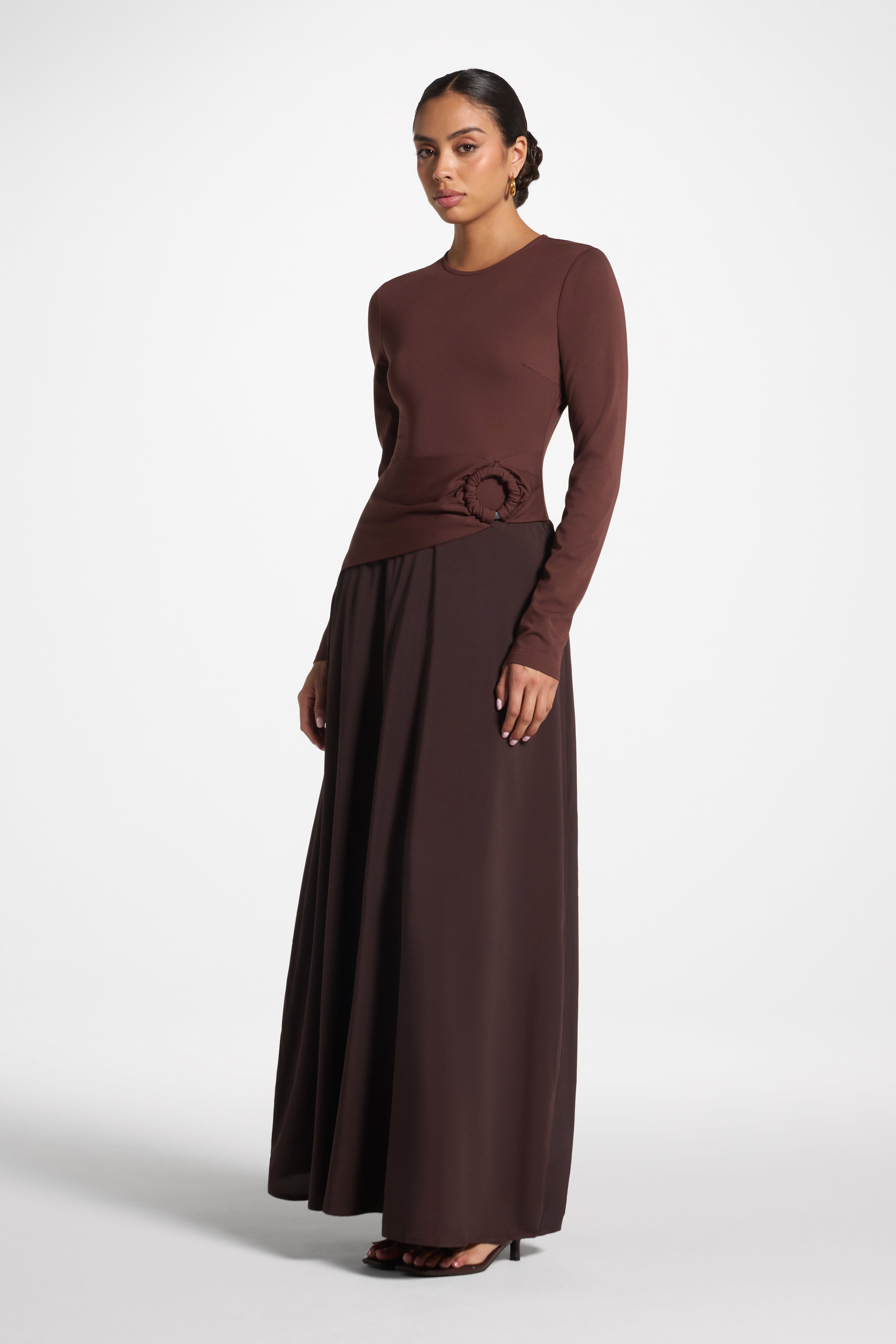 Sydney Asymmetric Maxi Dress - Cove Abayas Veiled 