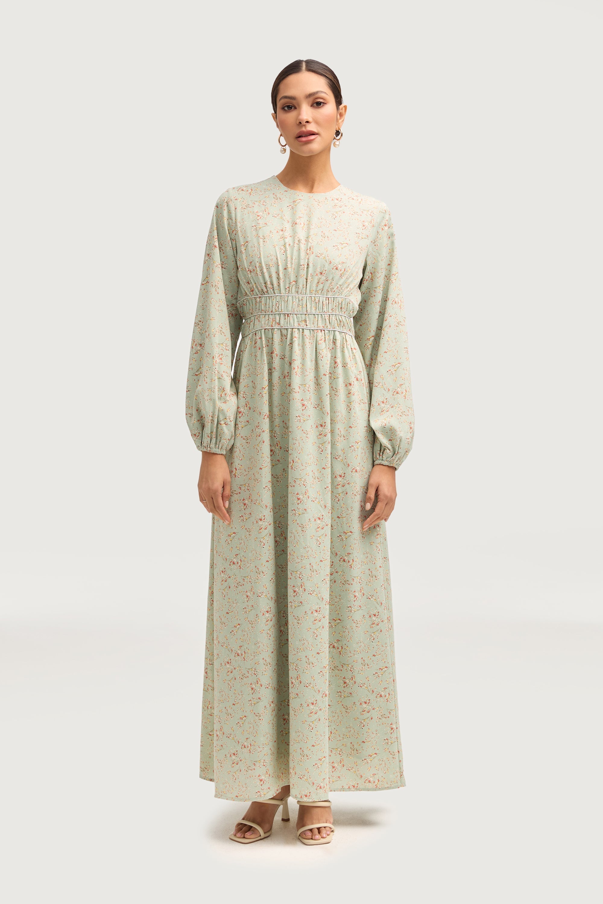 Tallulah Floral Printed Maxi Dress Dresses Veiled 