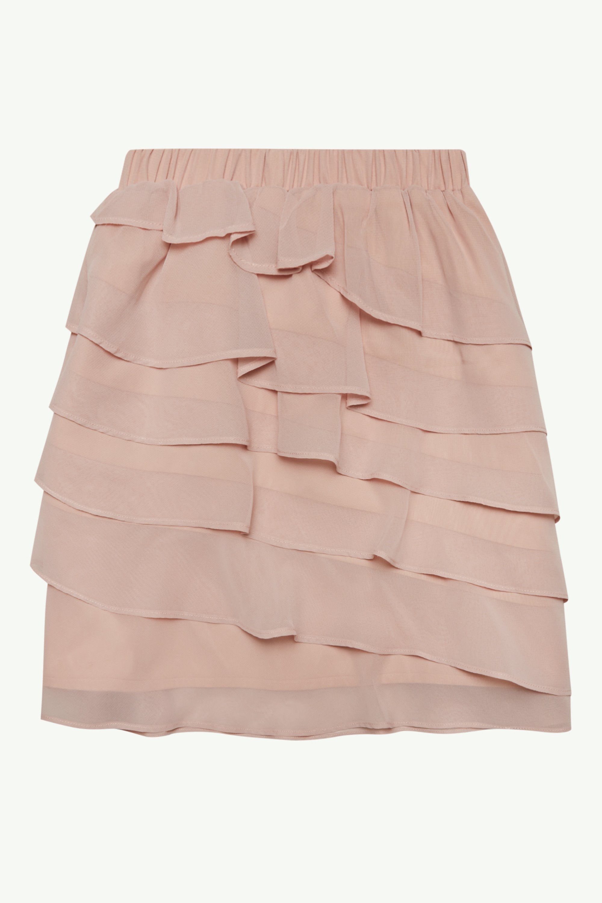Tasnima Tiered Chiffon Skirt & Top Set (Girls) Clothing Veiled 