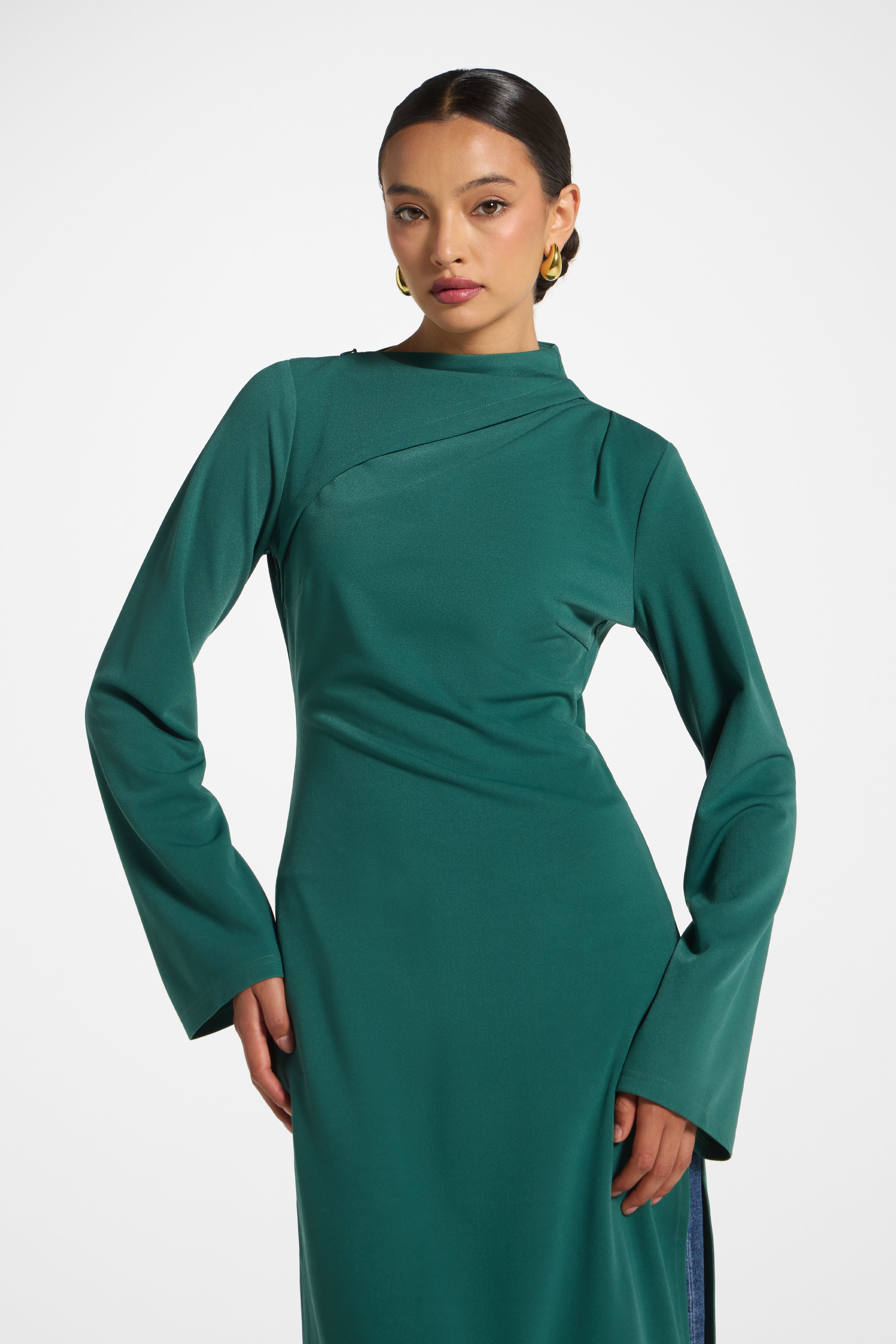 Tencel Longline Top - Pine Top Veiled 