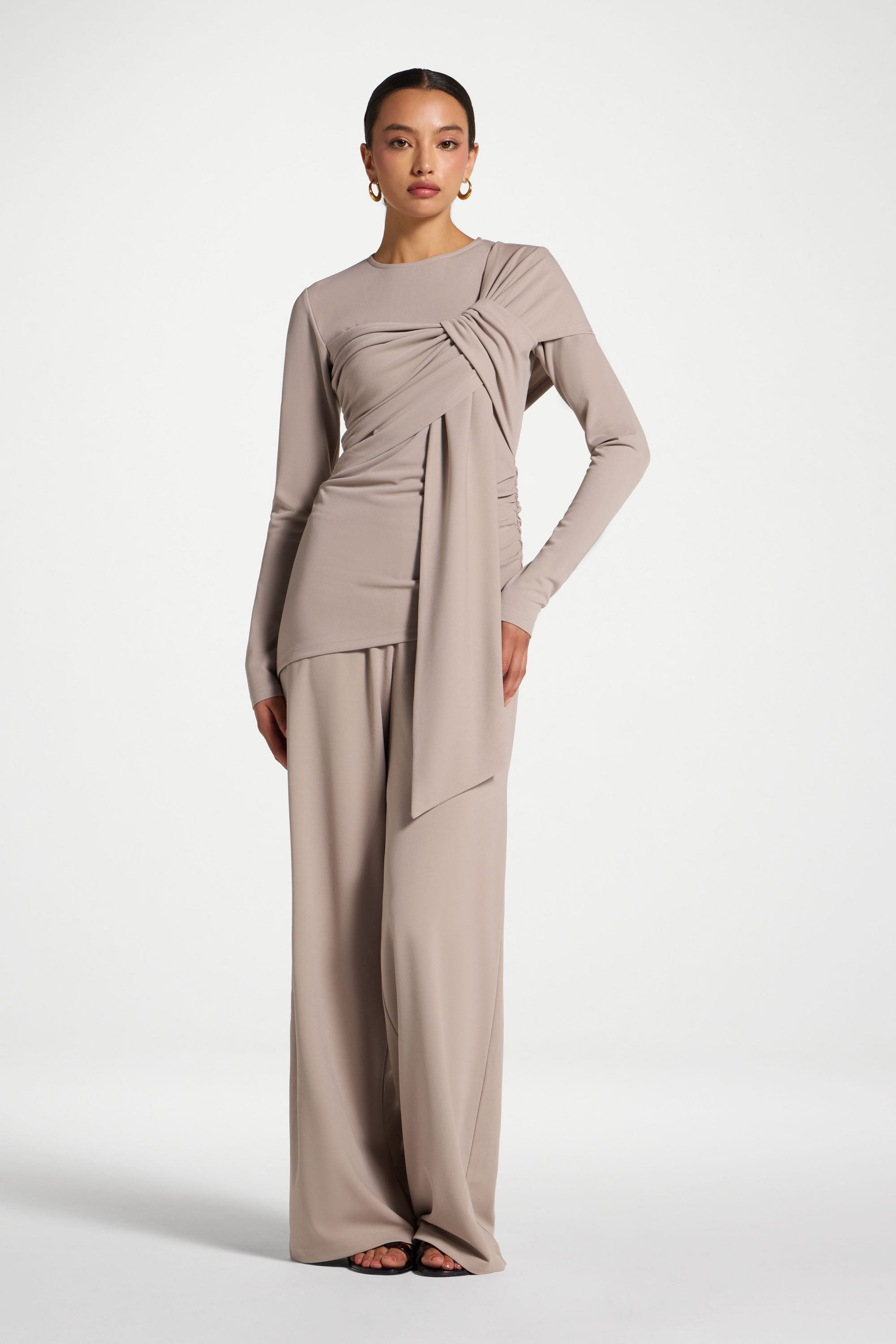 Tencel Wrap Top - Moonrock Abayas Veiled 