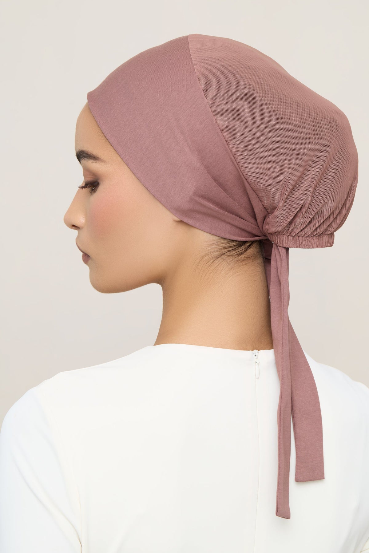 Tie Back Mesh Undercap - Nutmeg
