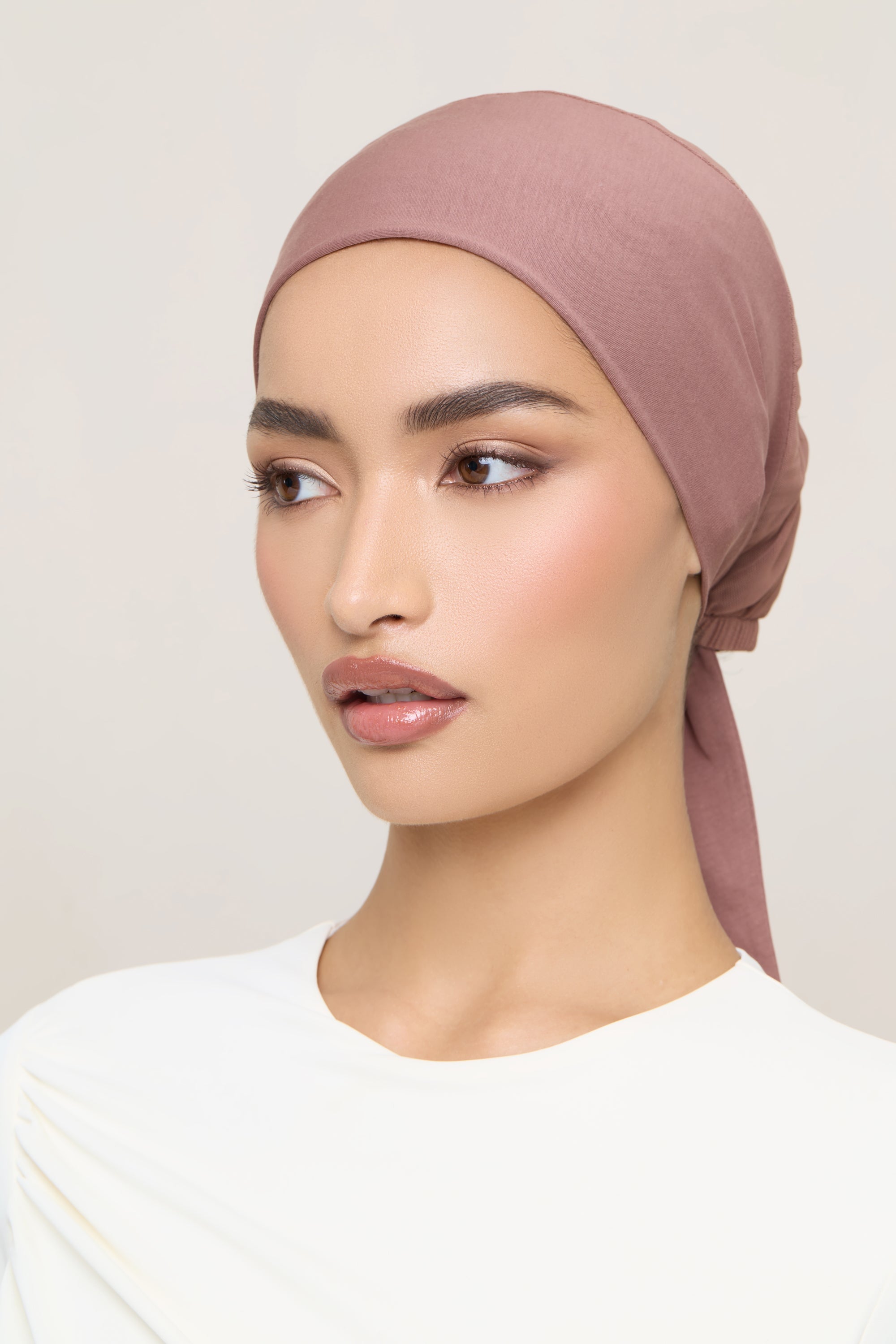 Tie Back Mesh Undercap - Nutmeg Accessories Veiled 