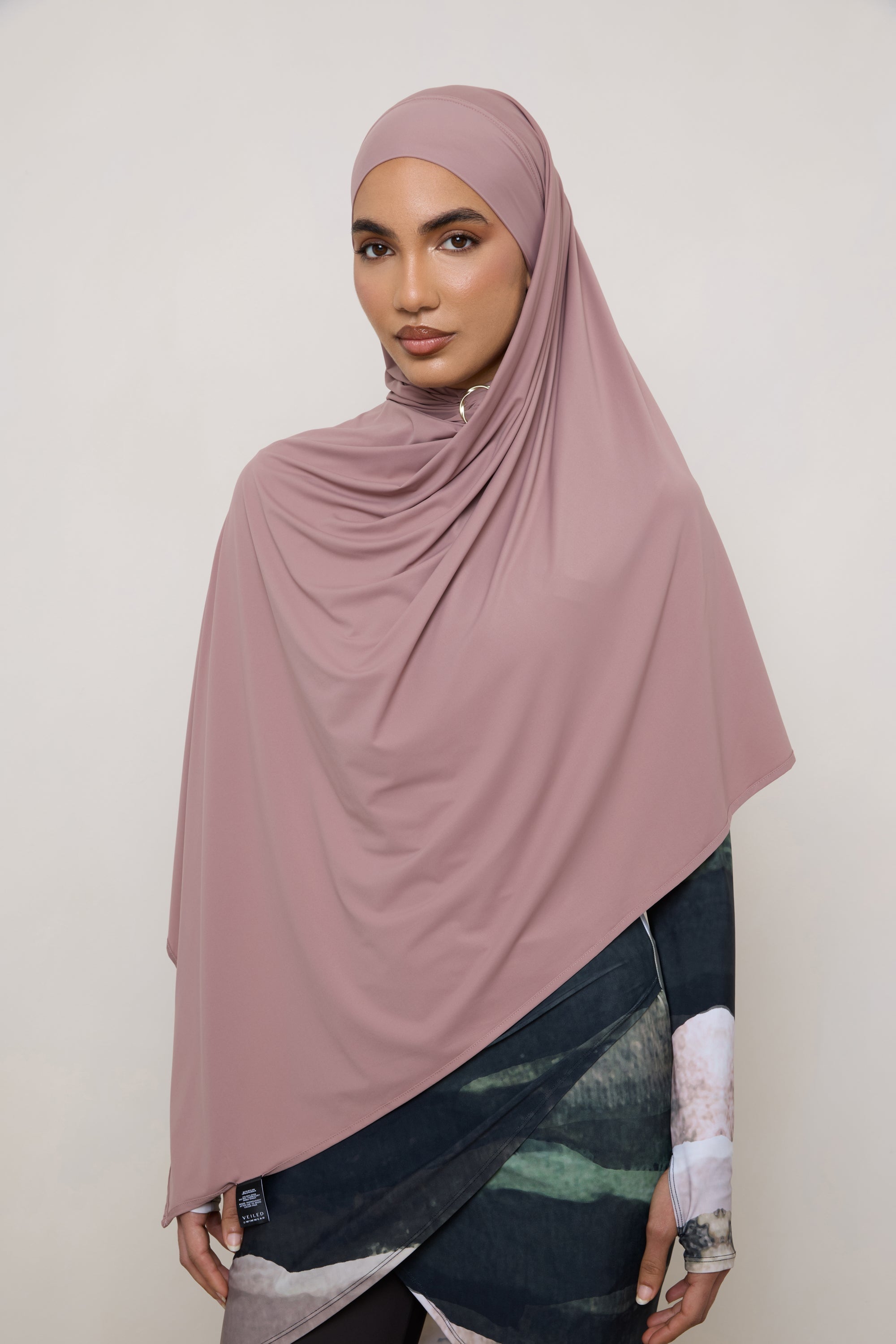 Tie Back Swim Hijab - Dusky Reef Swim Veiled 
