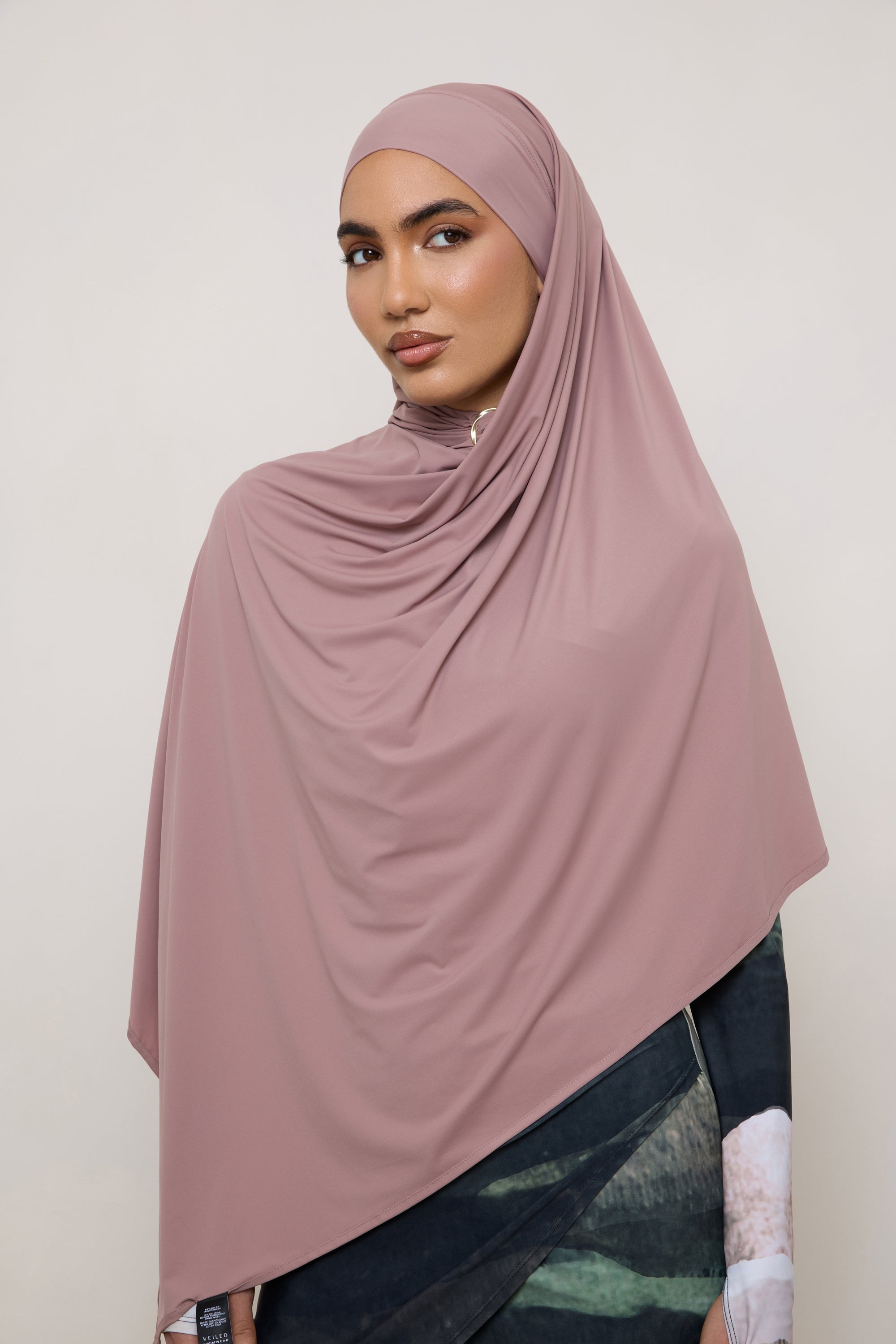 Tie Back Swim Hijab - Dusky Reef Swim Veiled 