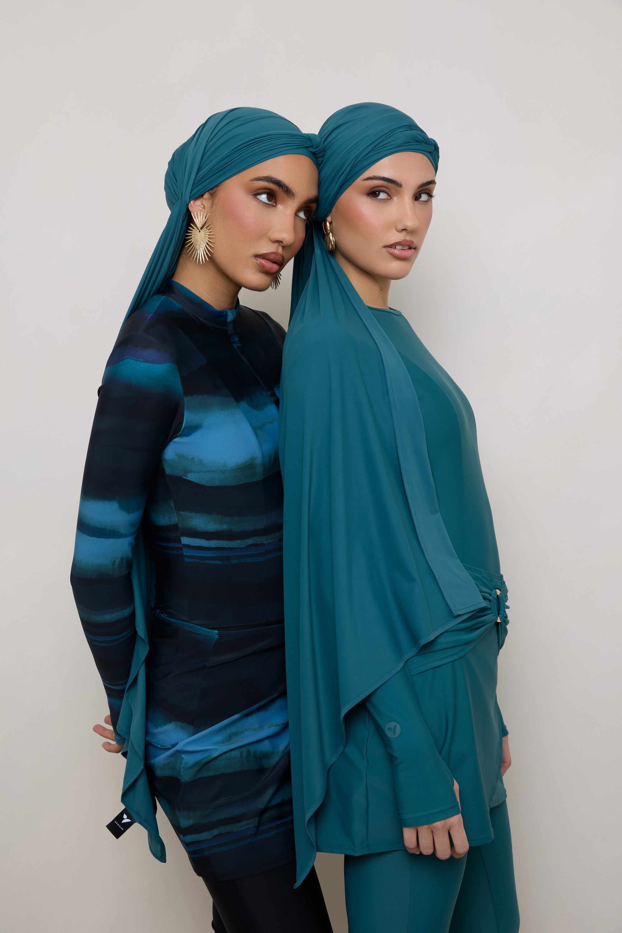 Tie Back Swim Hijab - Mediterranea Swim Veiled 