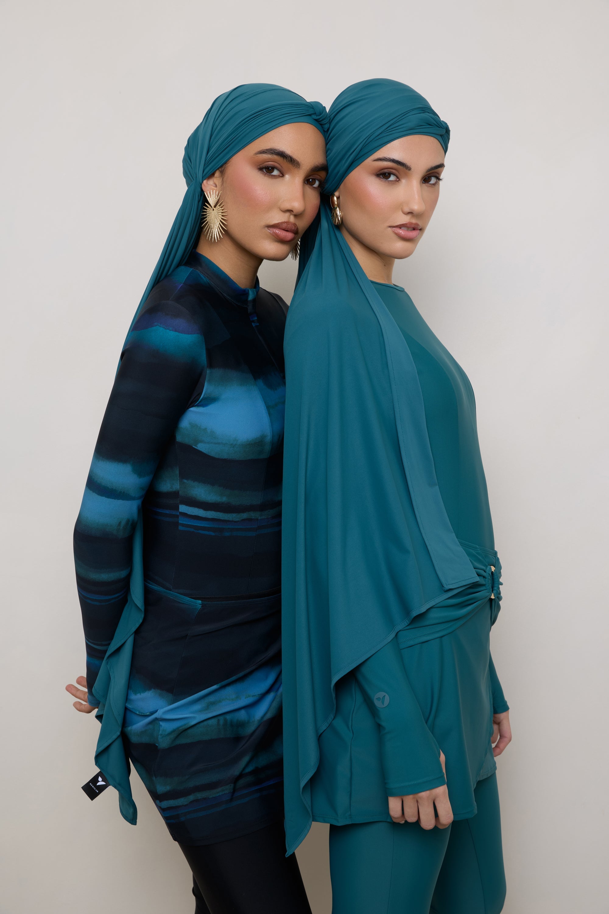 Tie Back Swim Hijab - Mediterranea Swim Veiled 