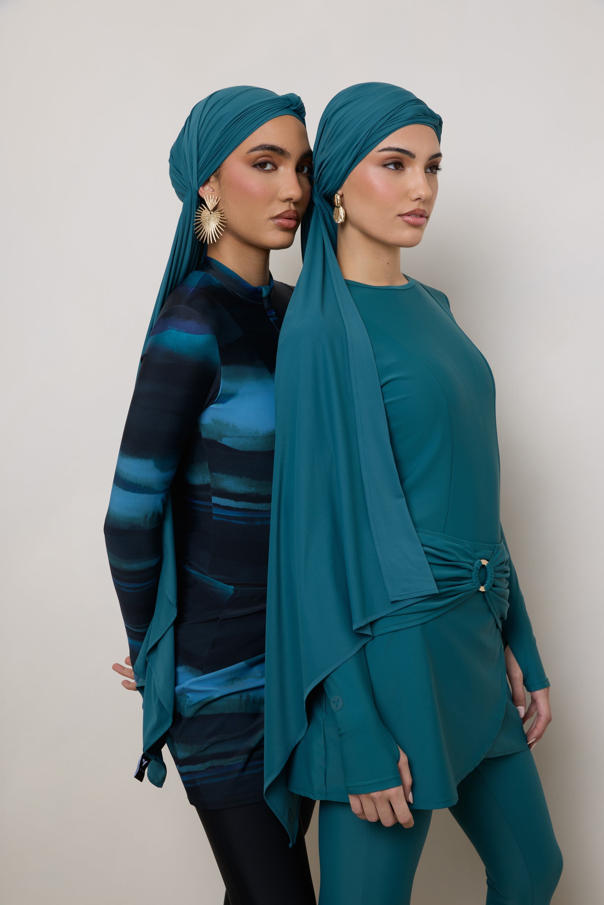 Tie Back Swim Hijab - Mediterranea Swim Veiled 