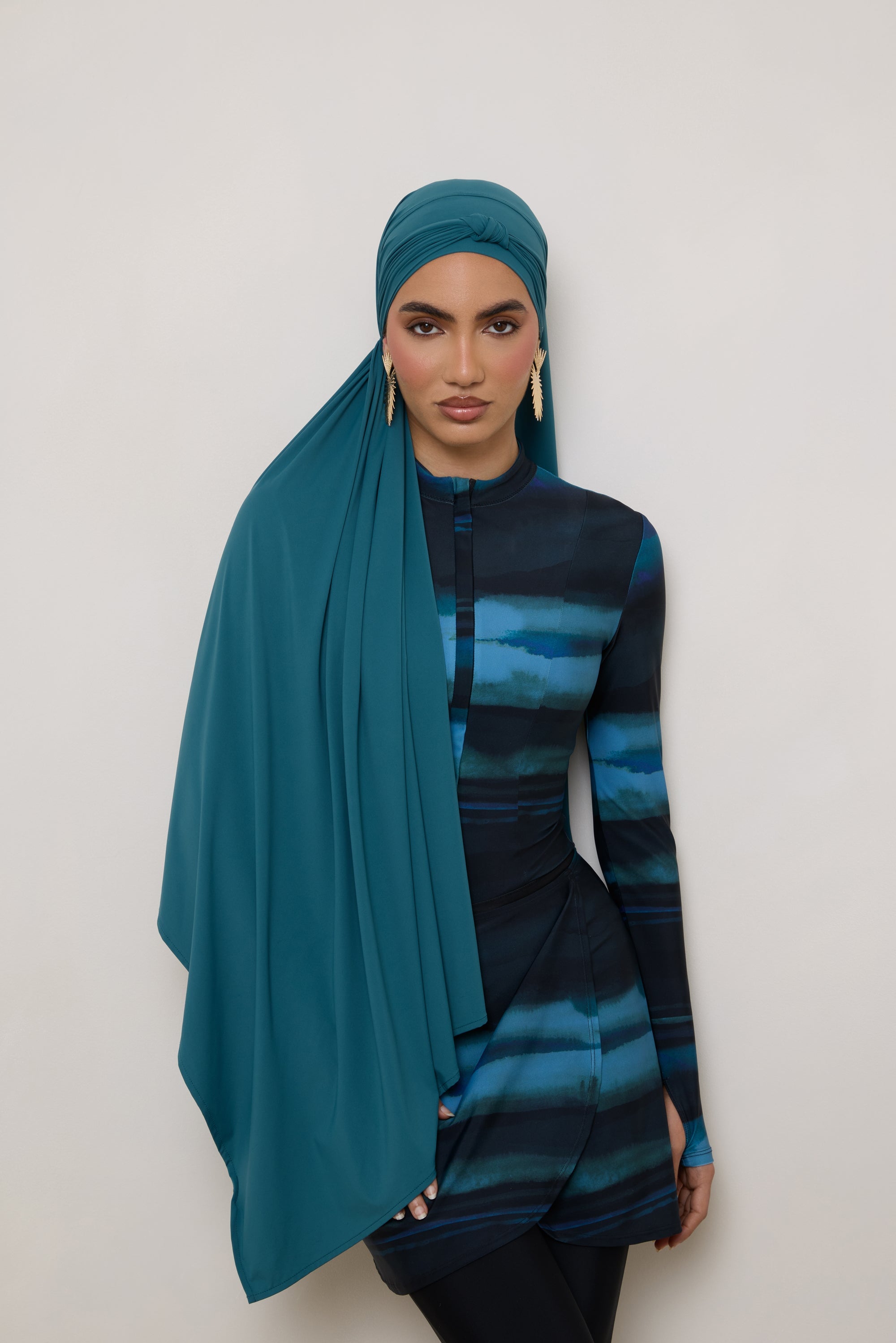 Tie Back Swim Hijab - Mediterranea Swim Veiled 