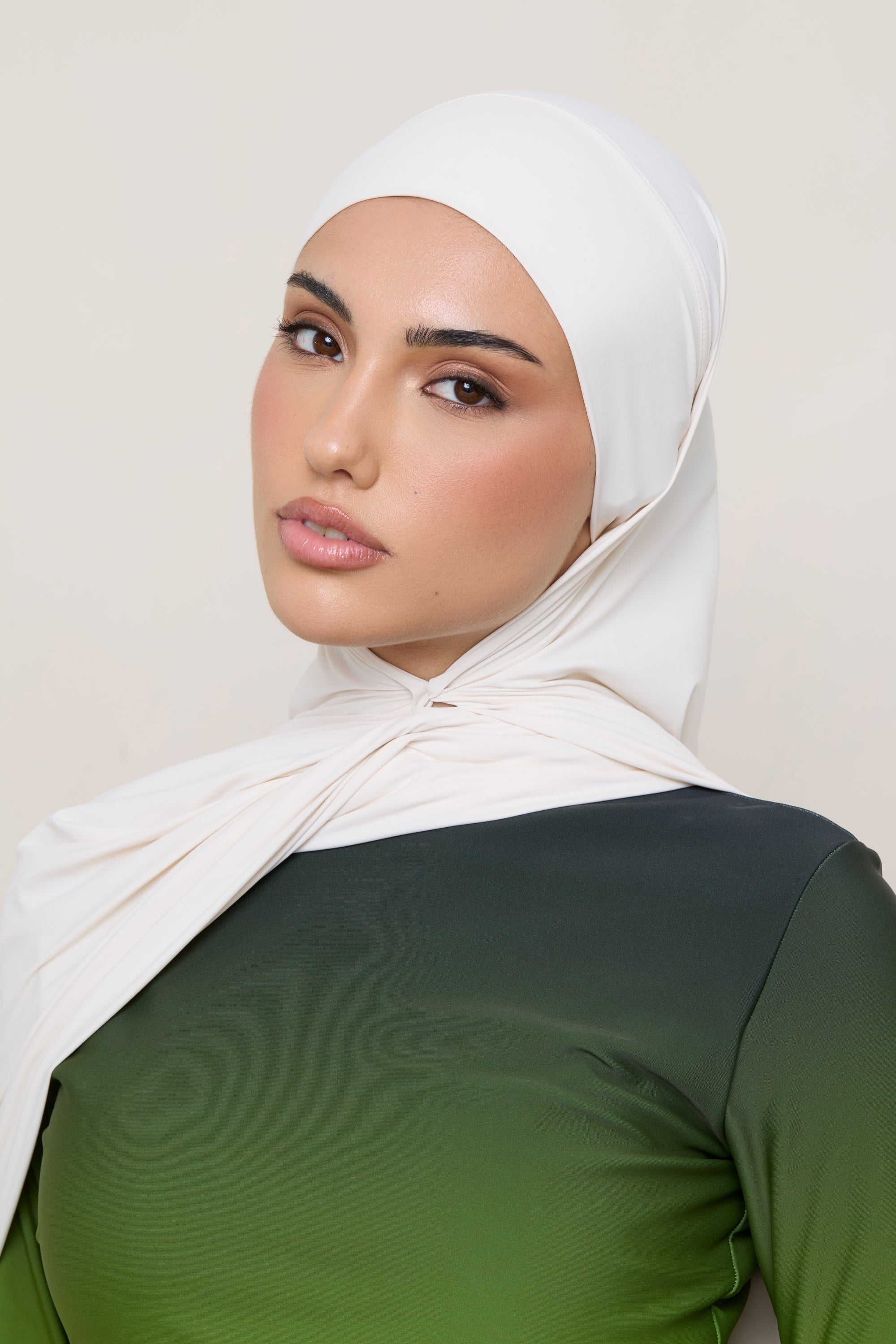 Tie Back Swim Hijab - Salted Rose Swim Veiled 