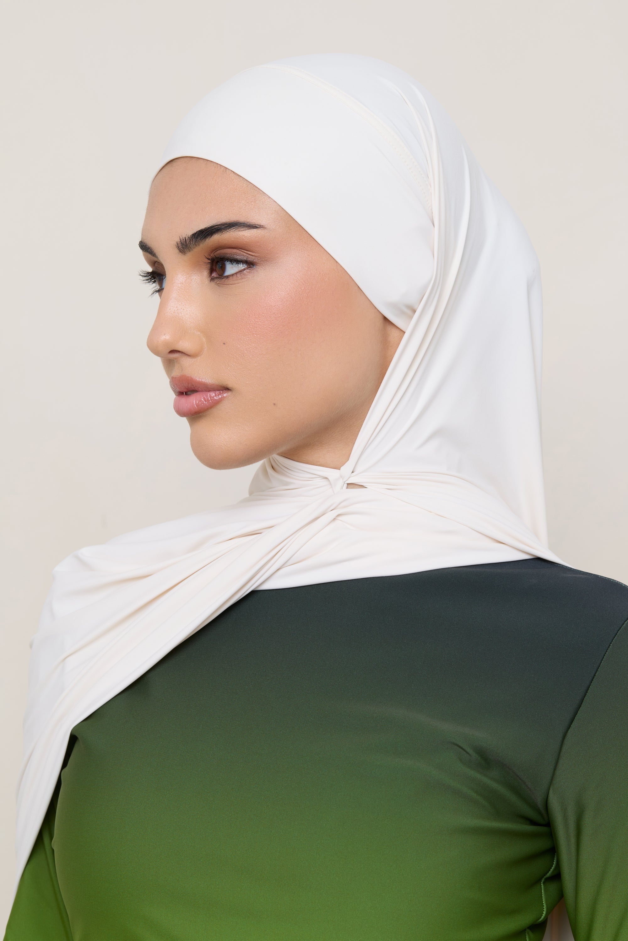 Tie Back Swim Hijab - Salted Rose Swim Veiled 